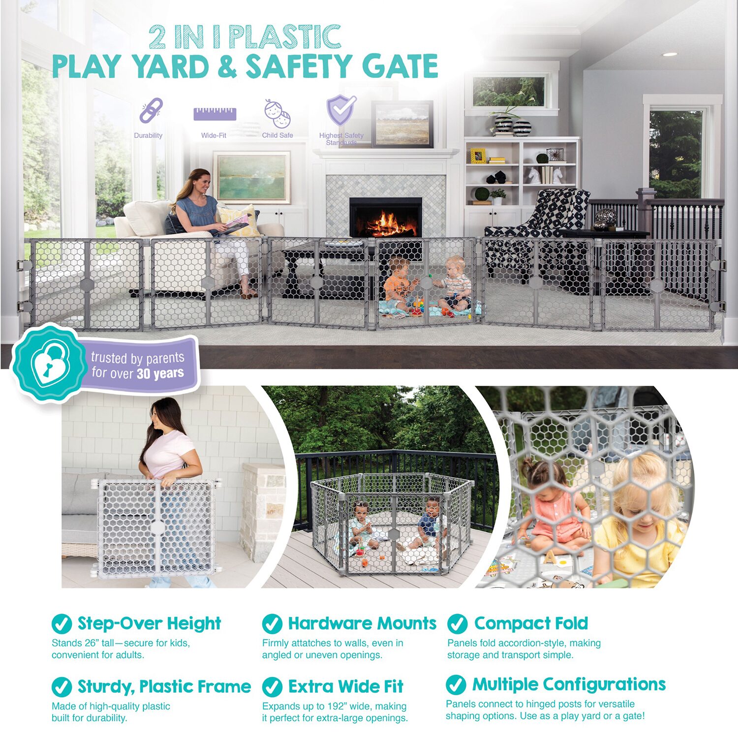 Regalo Extra Wide Baby Gate