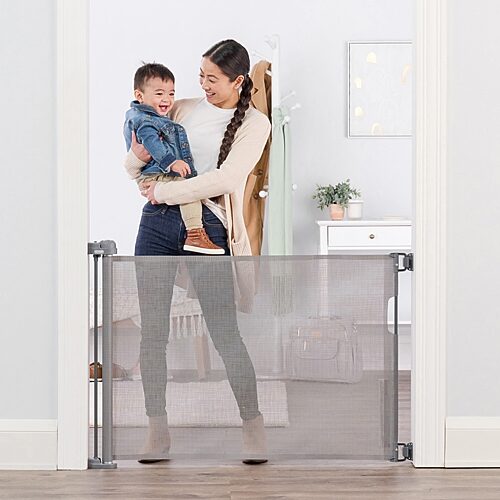 5041968 30 x 50 in. Plastic Safety Gate, White