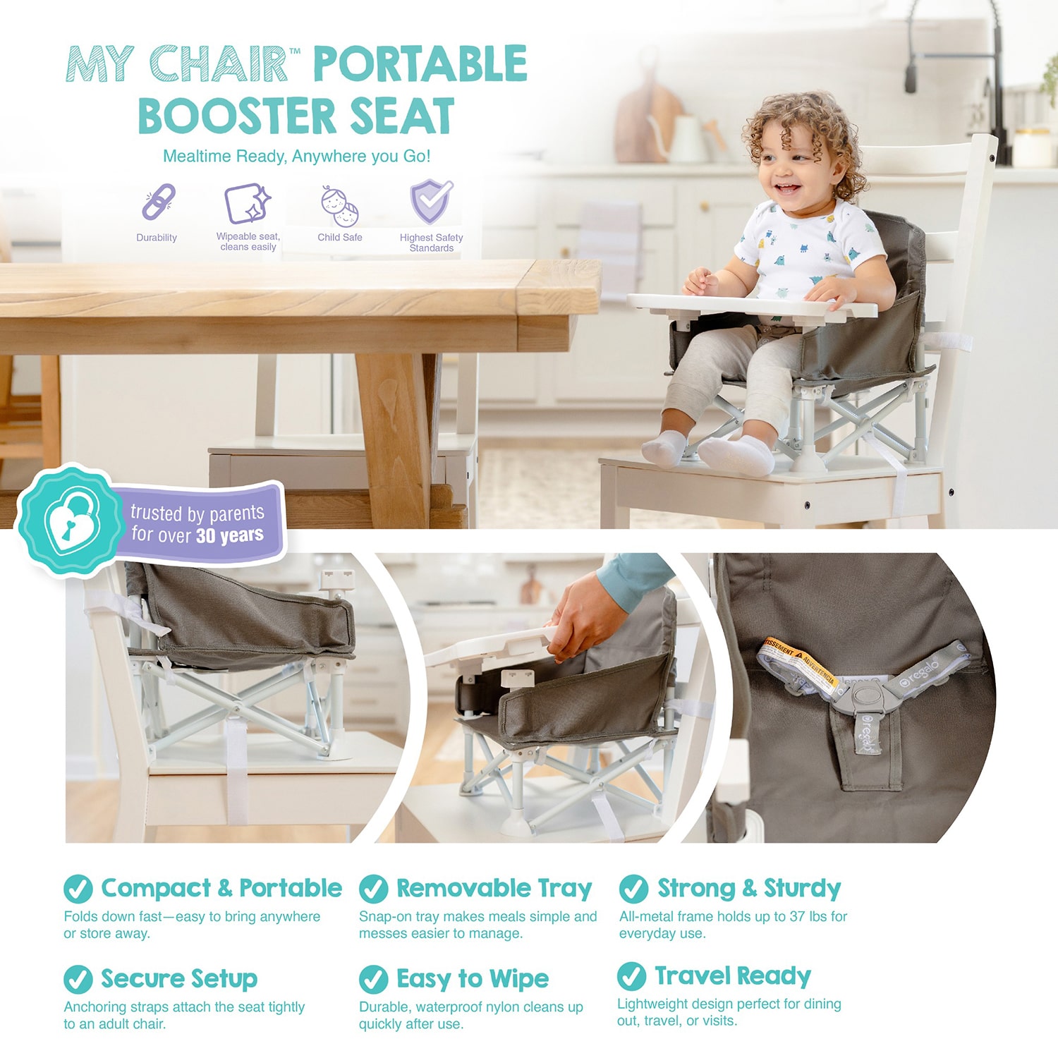 Regalo 3 Point Harness Booster Seat
