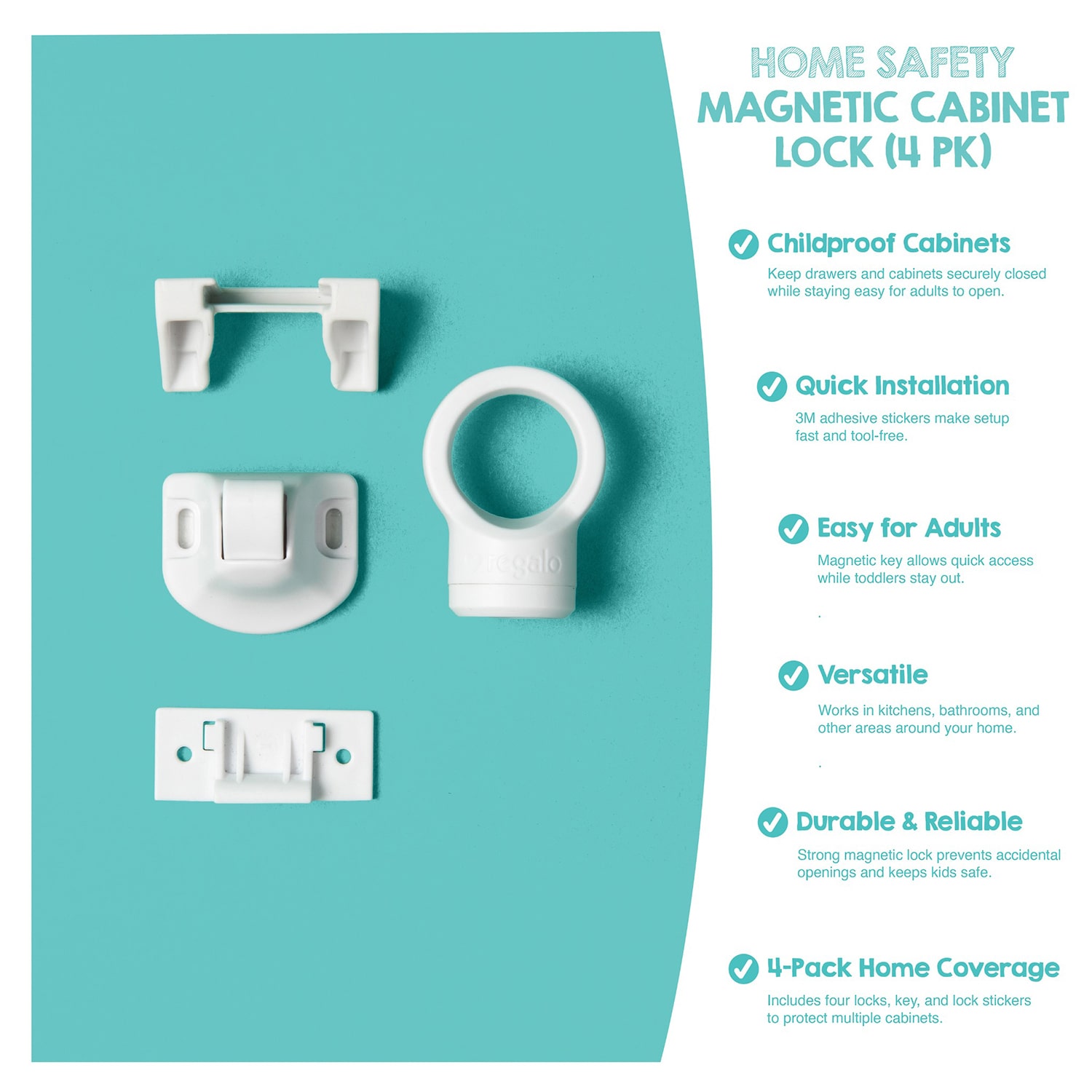 Regalo 4-pc. Safety Lock