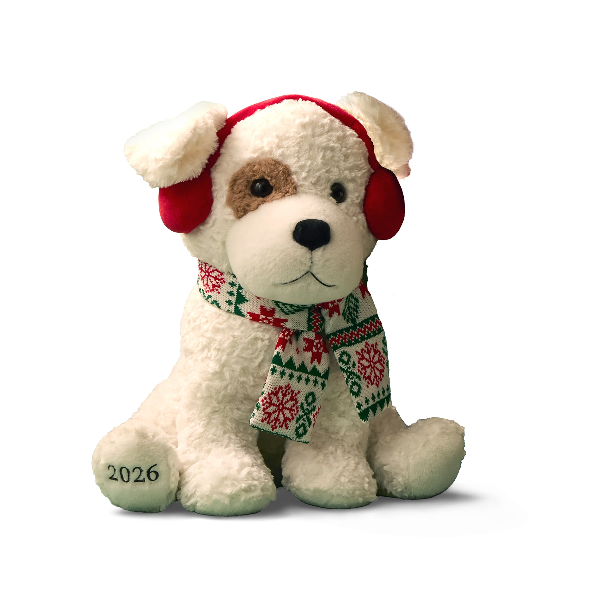 North Pole Trading Co. Jingle The Pup Holiday Stuffed Animal
