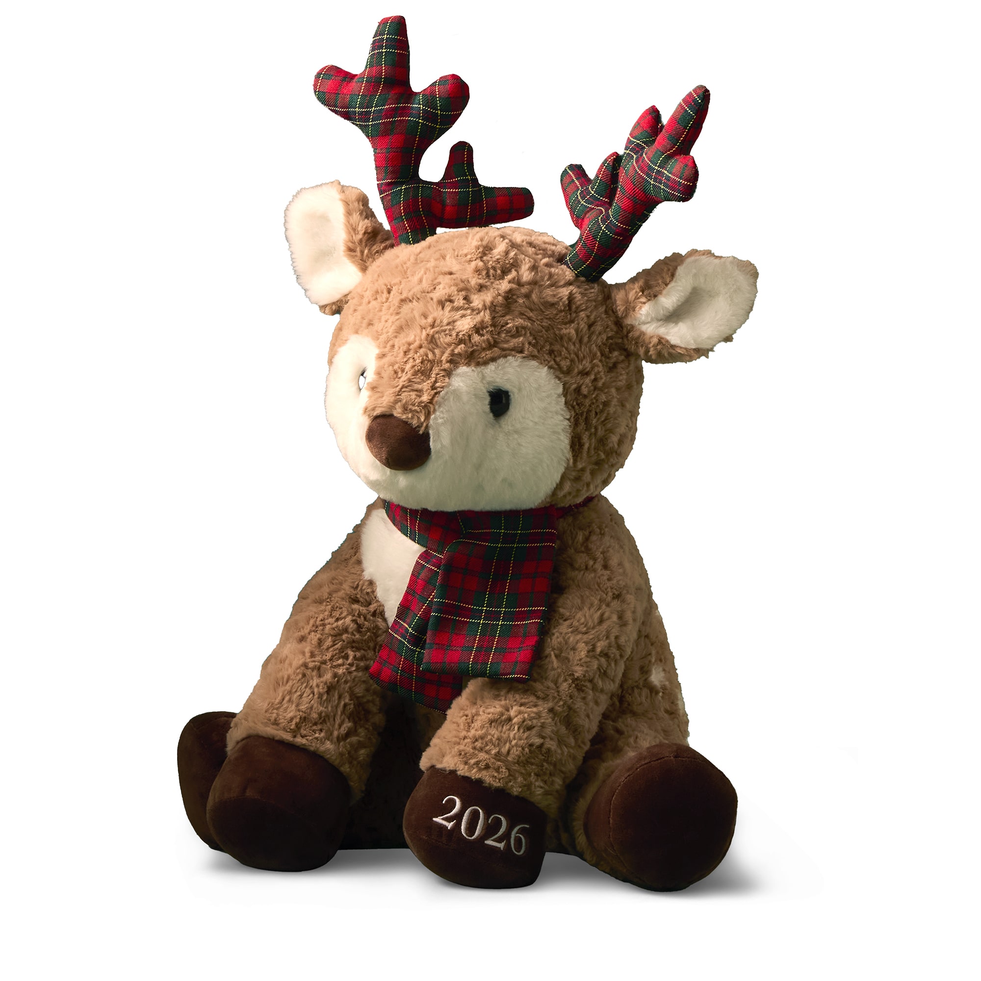 North Pole Trading Co. Dashy The Reindeer Holiday Stuffed Animal