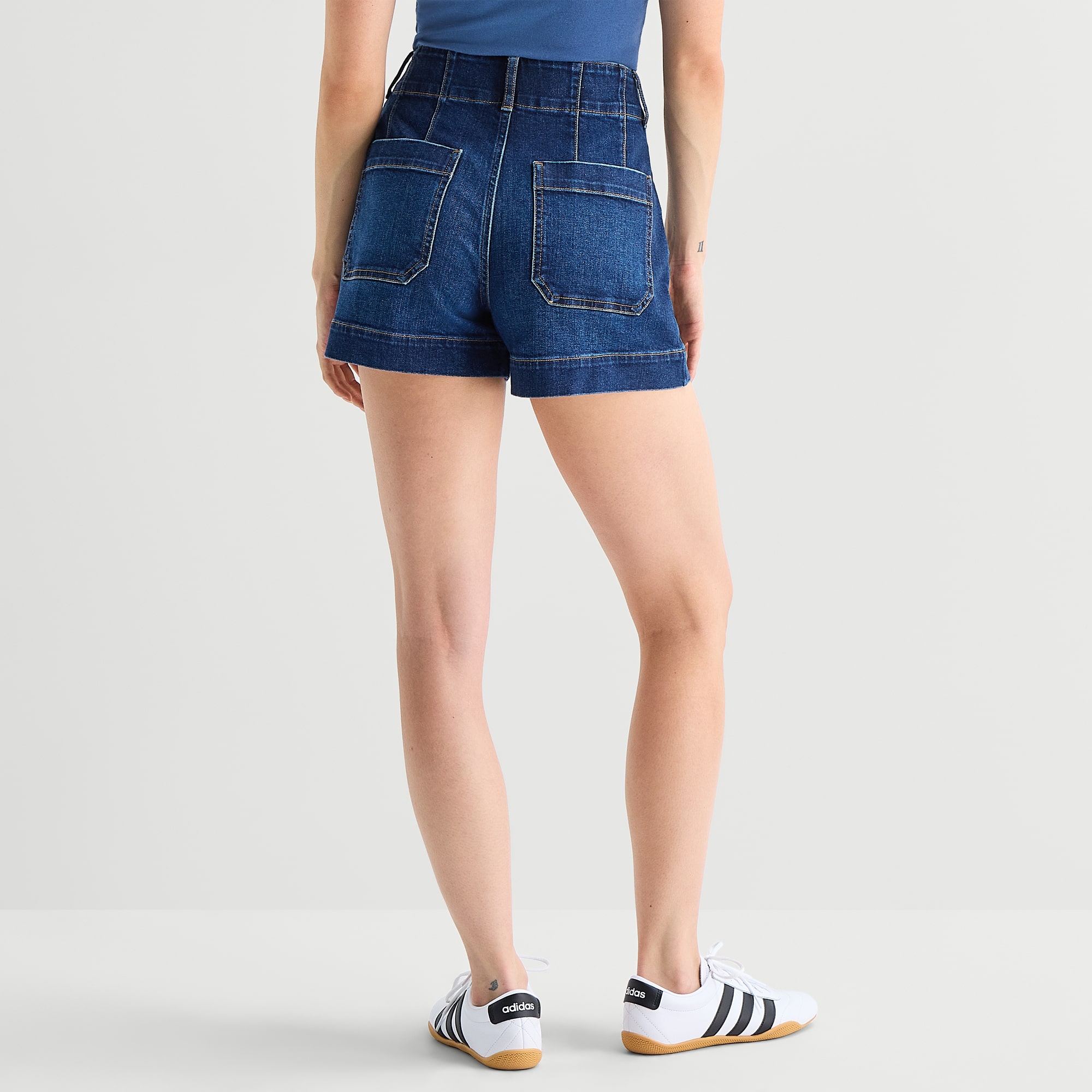 A.N.A Patch Pocket Womens 4" Highest Rise Denim Short