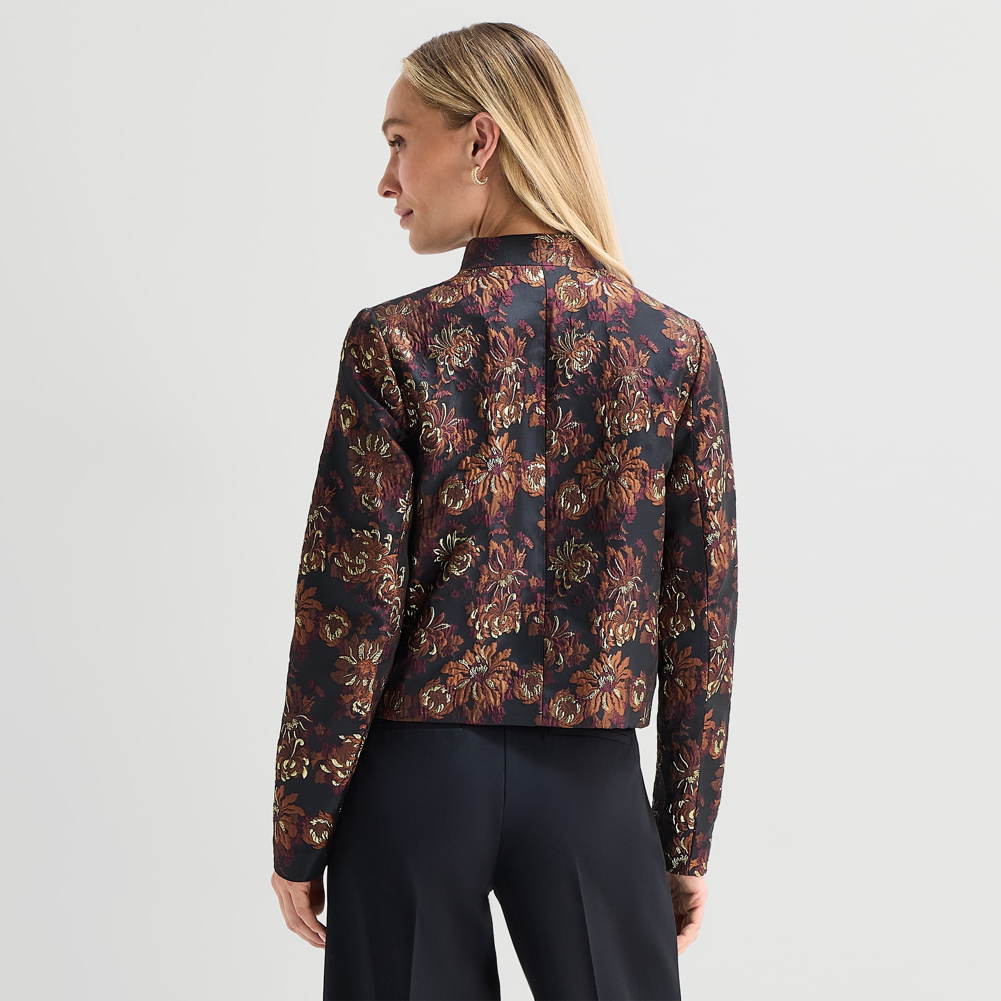 Liz Claiborne Womens Cropped Jacket