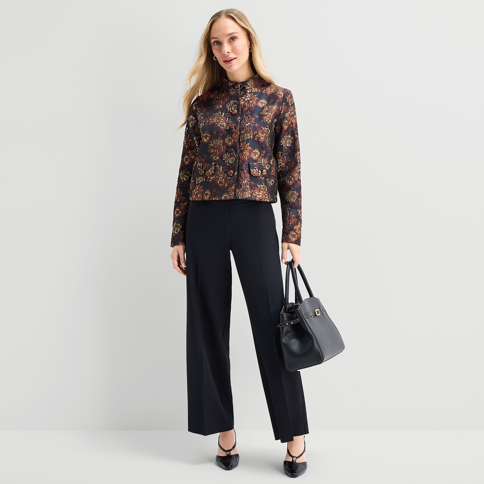 Liz Claiborne Womens Cropped Jacket