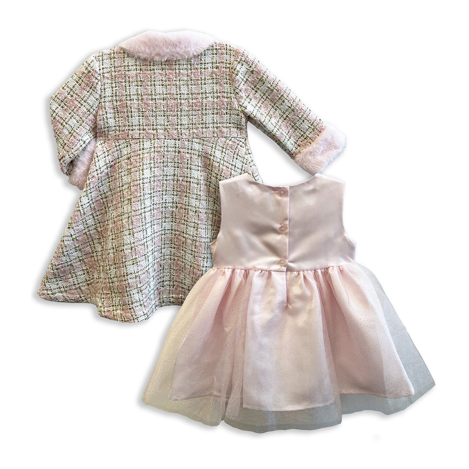 Blueberi Boulevard Baby Girls 2-pc. Dress Set