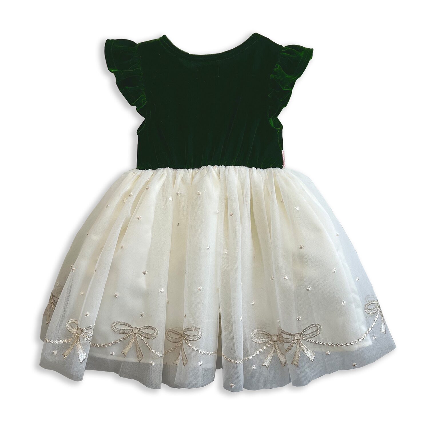 Blueberi Boulevard Toddler Girls Belted Short Sleeve A-Line Dress
