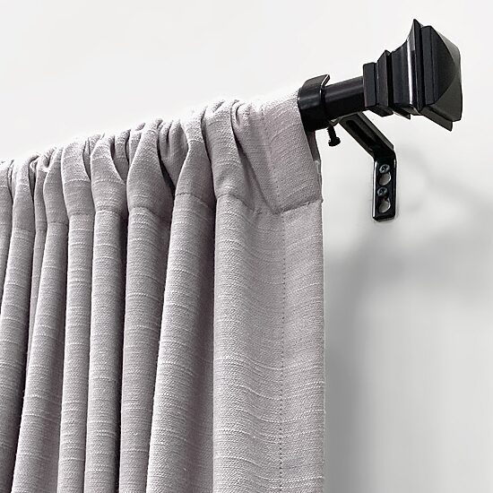 Lumi Home Furnishings 3/4 IN Adjustable Curtain Rod