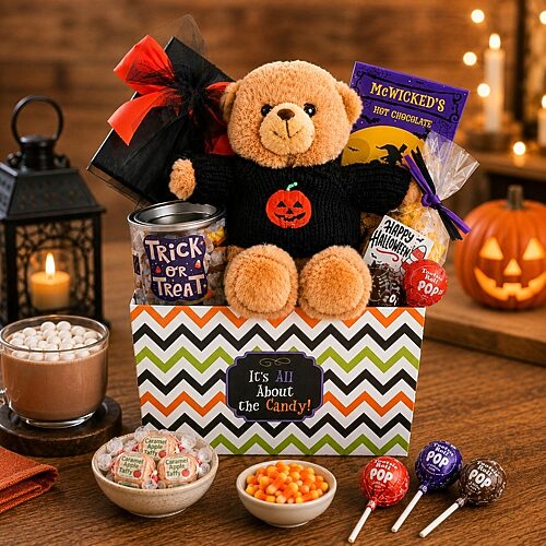 Alder Creek Trick Or Treat Gift Food Set, One Size, Multiple Colors