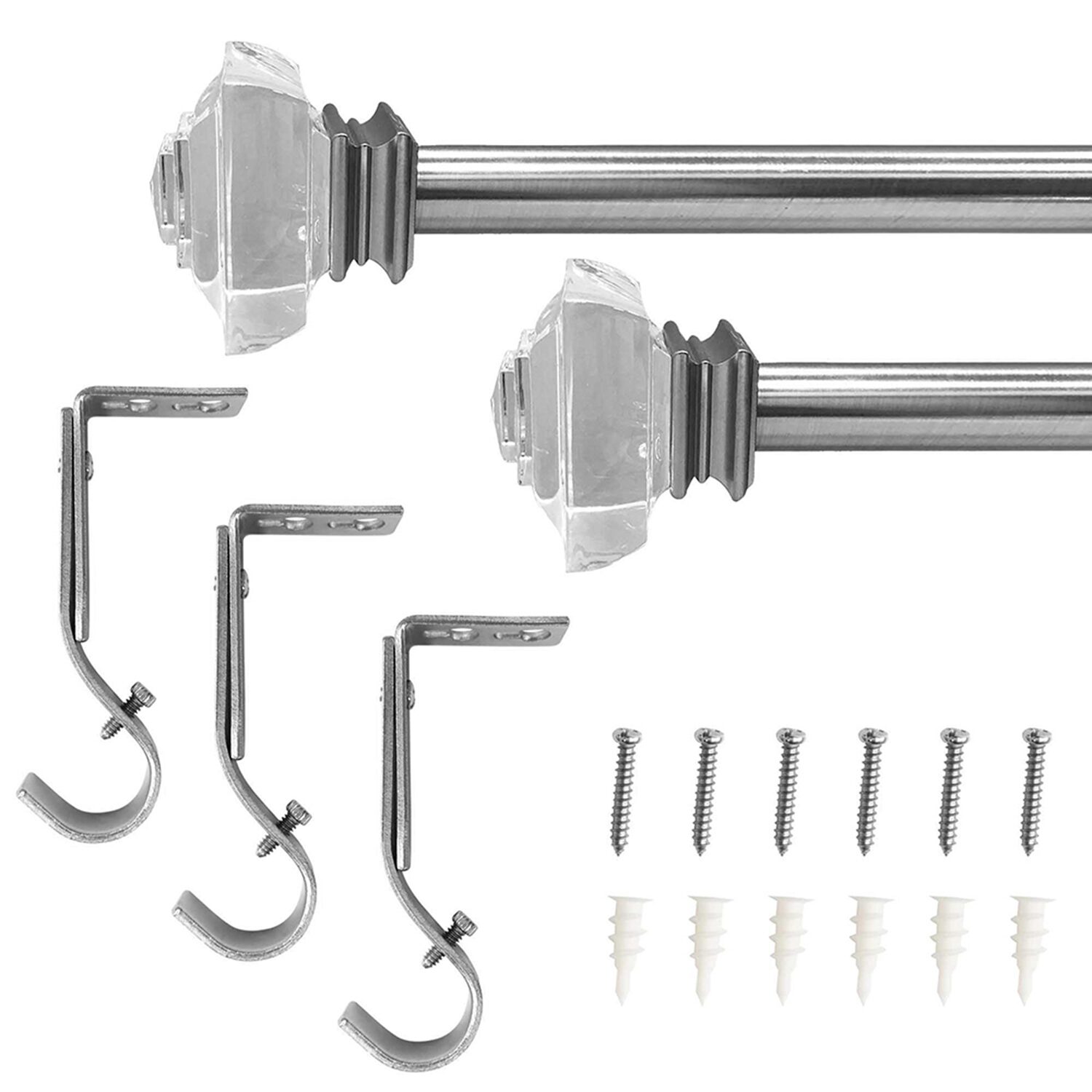Lumi Home Furnishings IN Adjustable Curtain Rod