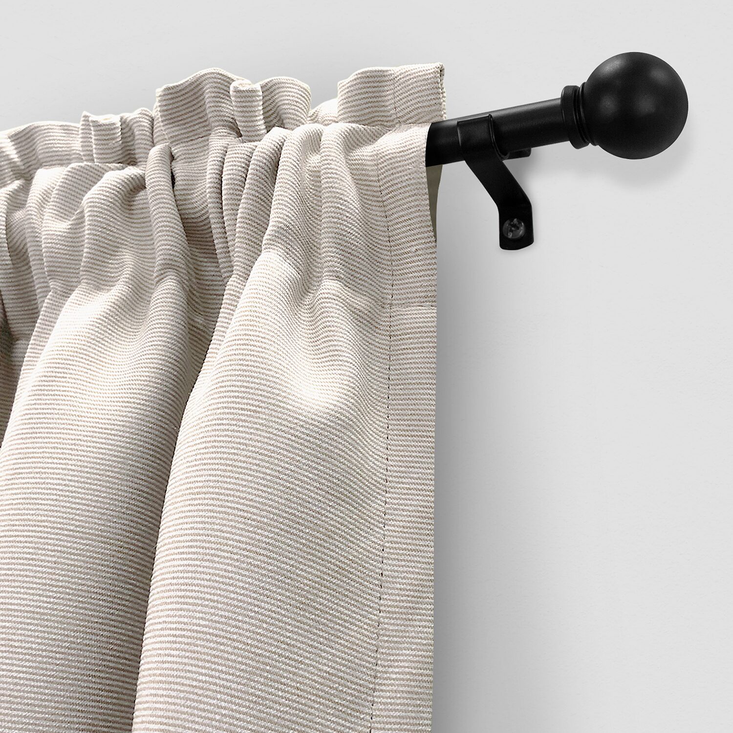 Lumi Home Furnishings 3/4 IN Adjustable Curtain Rod
