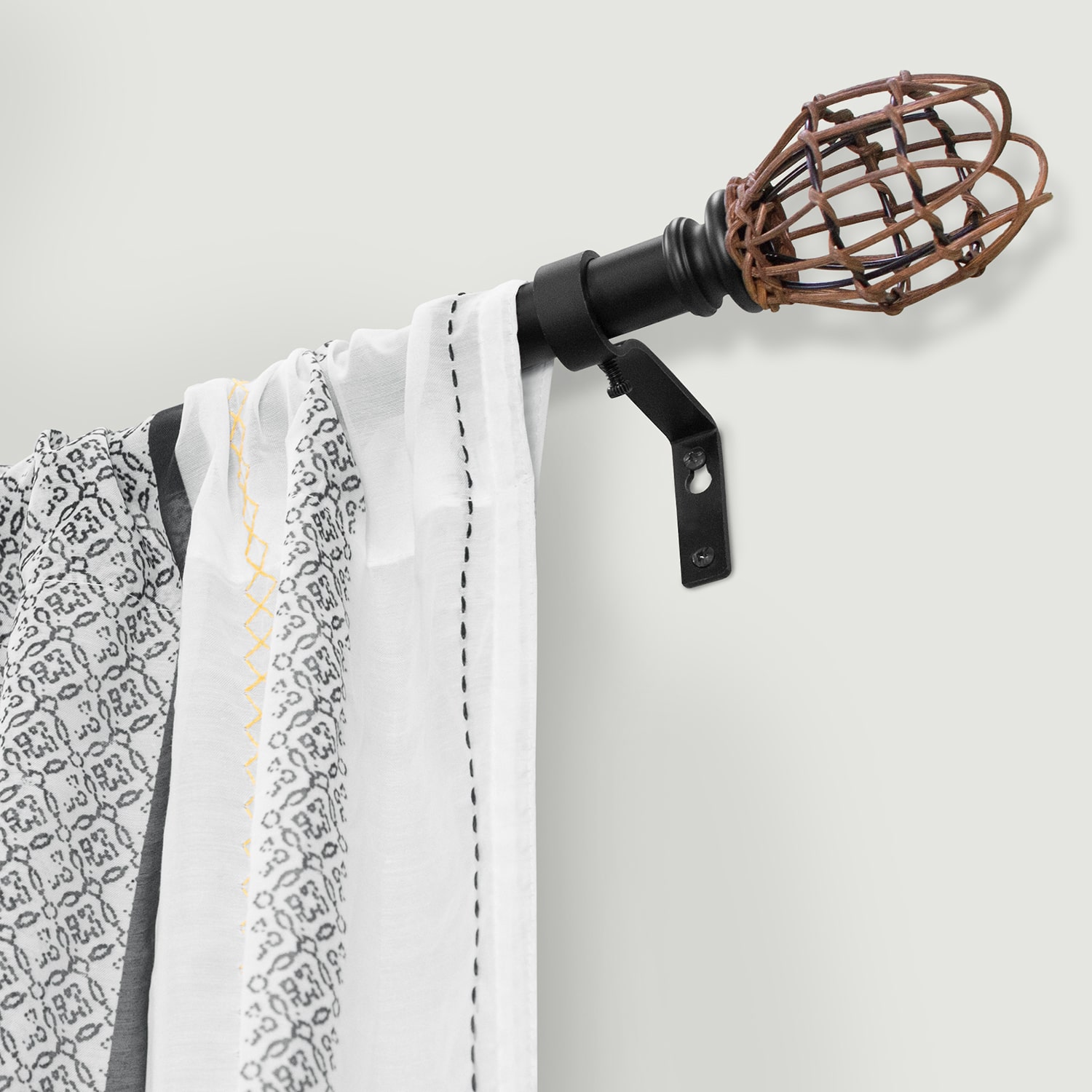 Lumi Home Furnishings 3-pc. Curtain Rod Brackets
