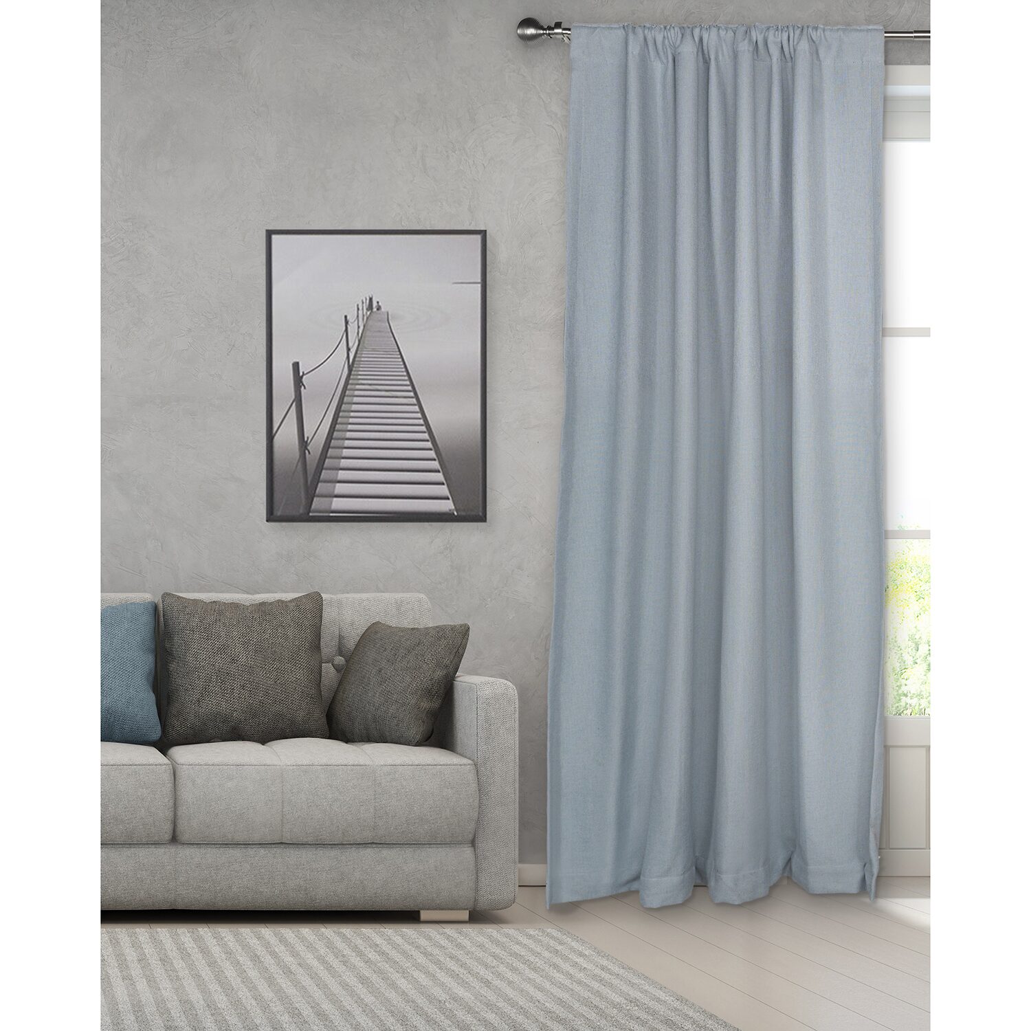 Lumi Home Furnishings 5/8 Adjustable Curtain Rod