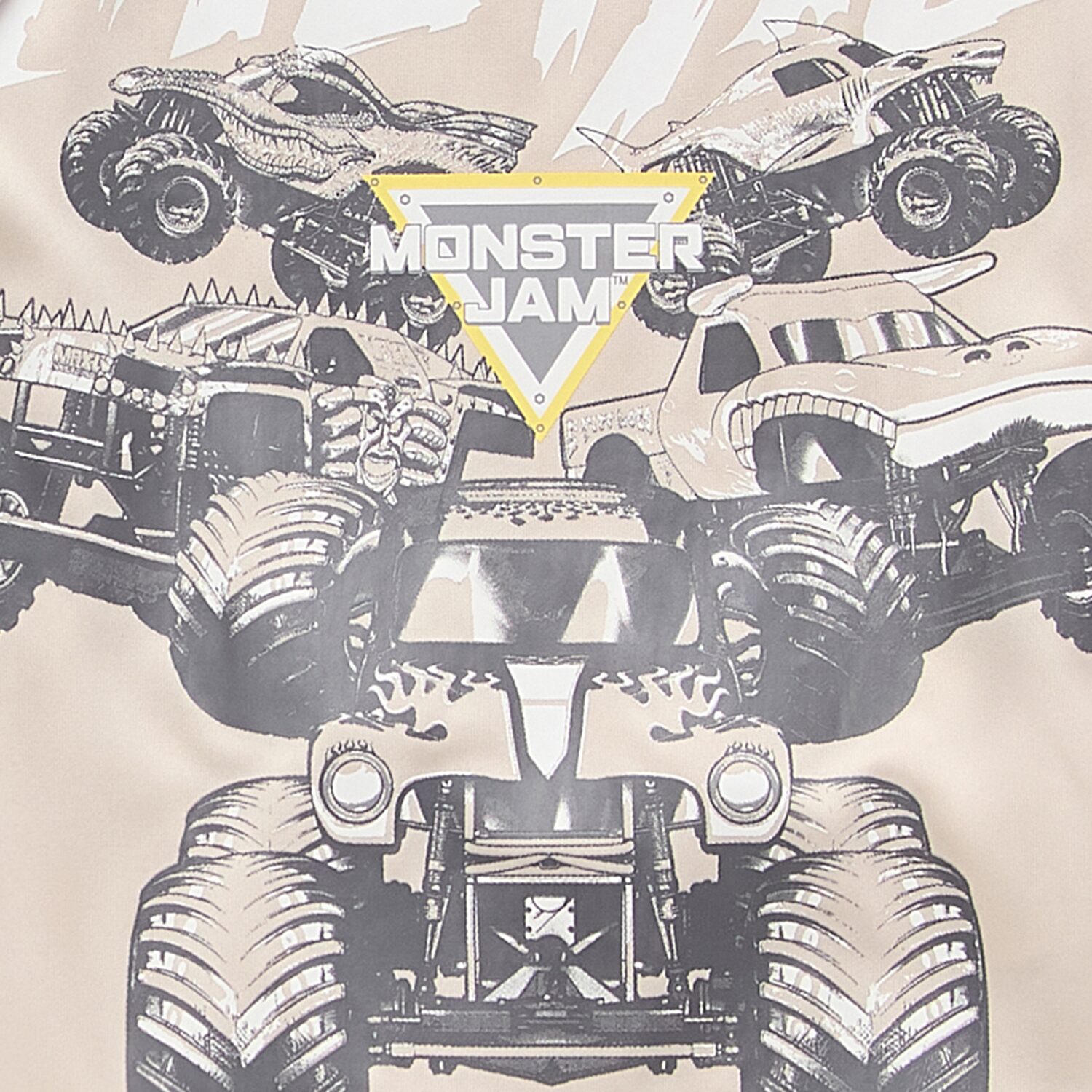 Toddler Boys Monster Jam Jersey 4-pc. Short Set