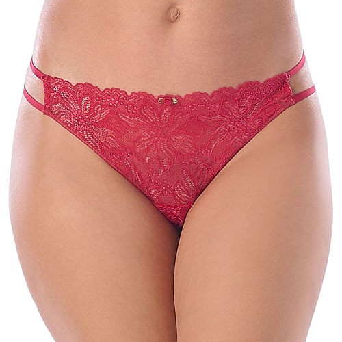 Ilusion Womens Average Figure Bikini Panty 78212 In Red