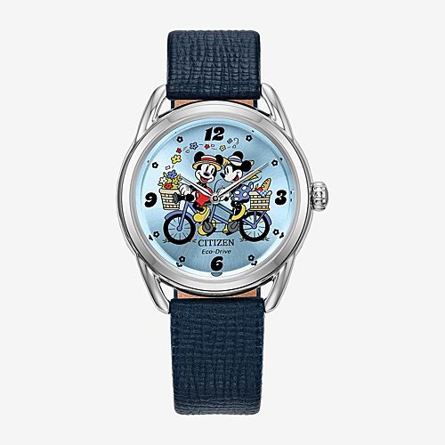 Citizen Womens Blue Leather Strap Watch Fe7097-05w