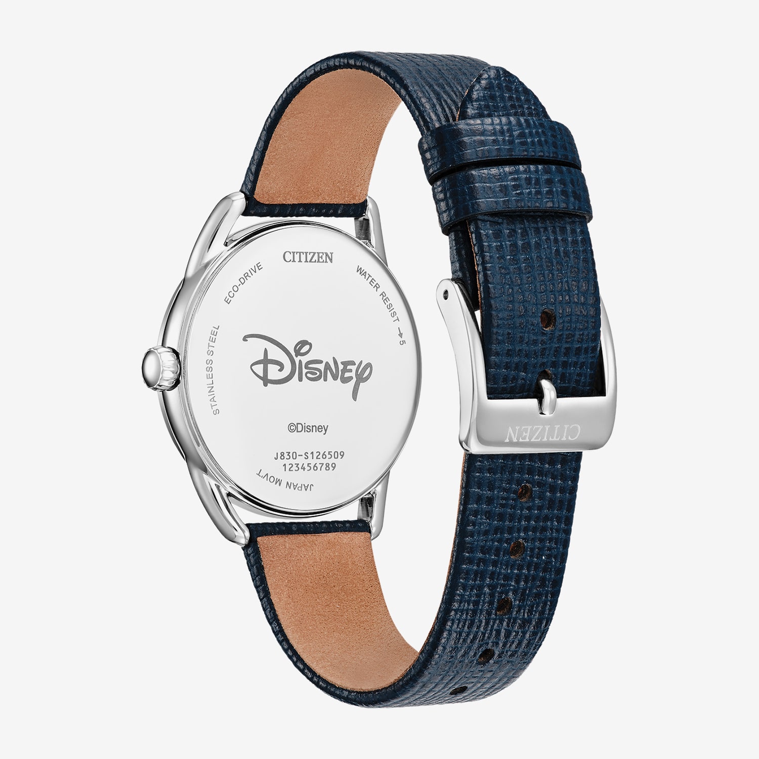 Citizen Womens Blue Leather Strap Watch Fe7097-05w