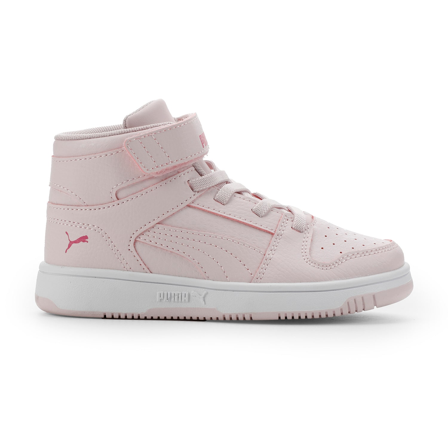 PUMA Rebound Layup Plush V Little Kid Girls Basketball Shoes