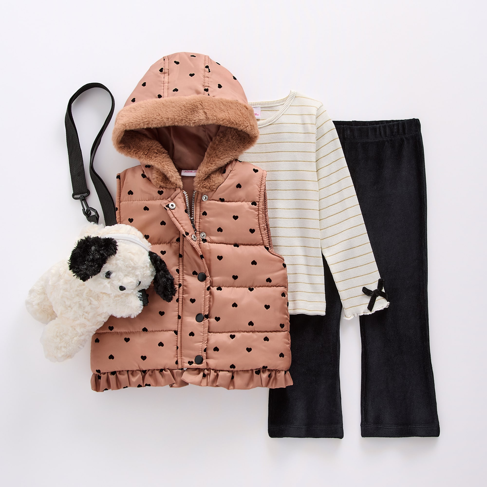 Little Lass Toddler Girls Knit 4-pc. Pant Set
