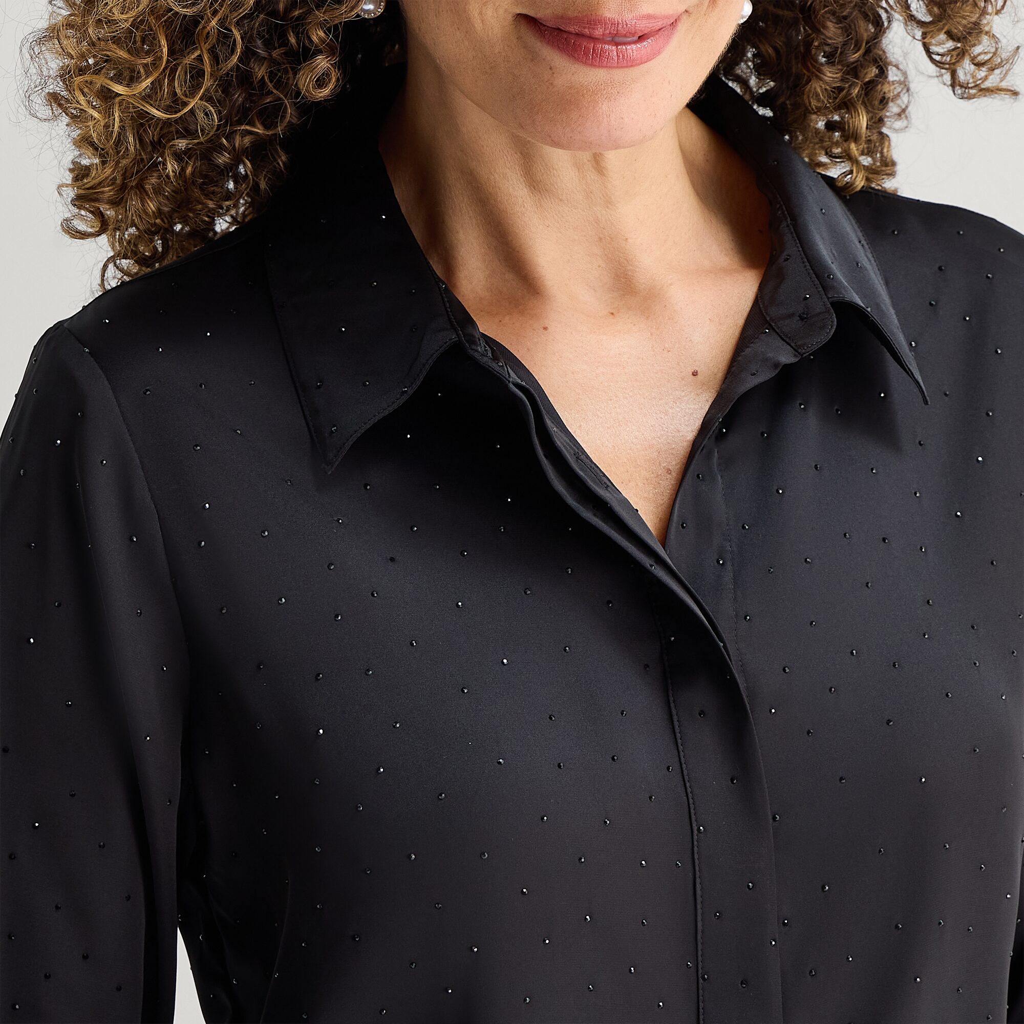 Liz Claiborne Womens Long Sleeve Dress Shirt