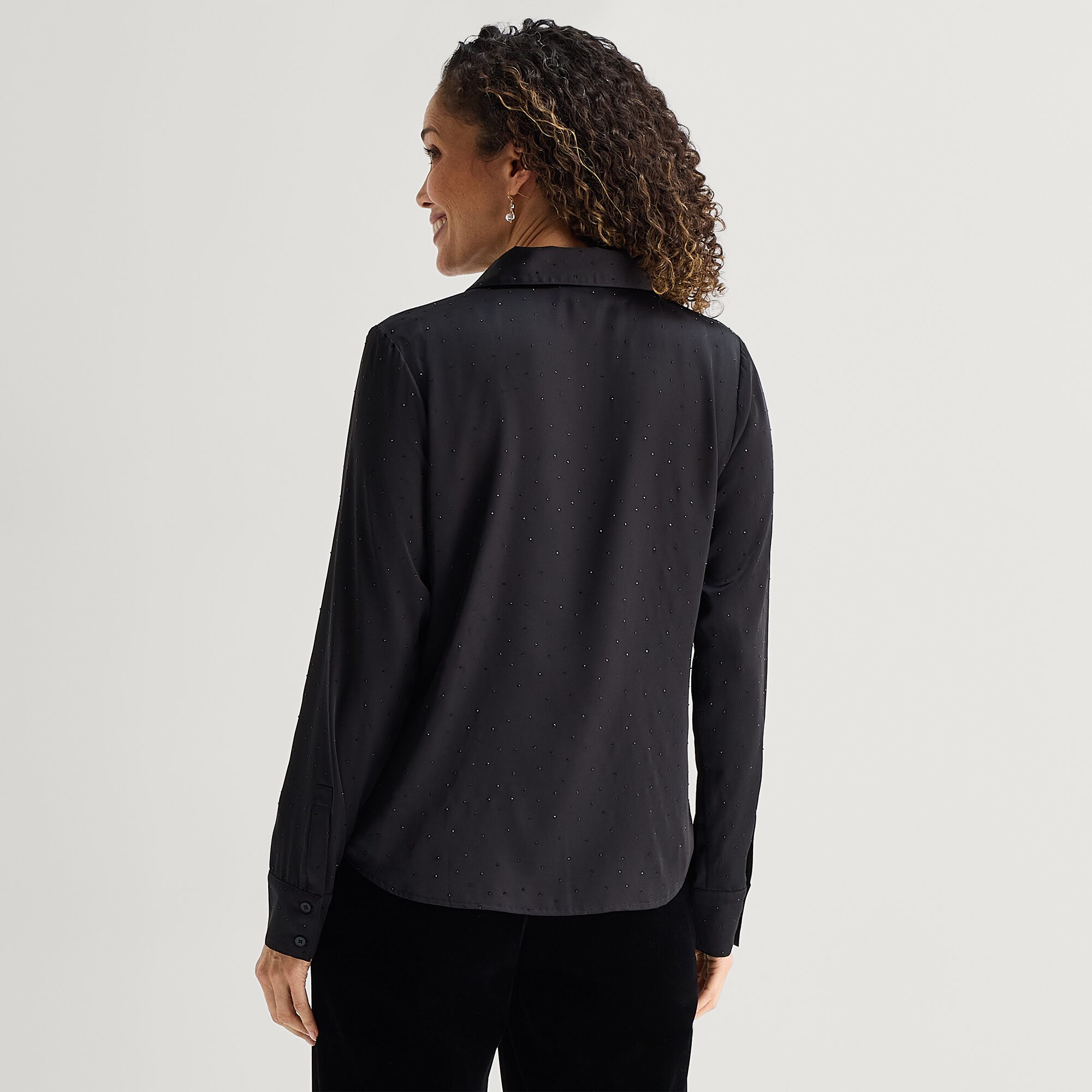 Liz Claiborne Womens Long Sleeve Dress Shirt