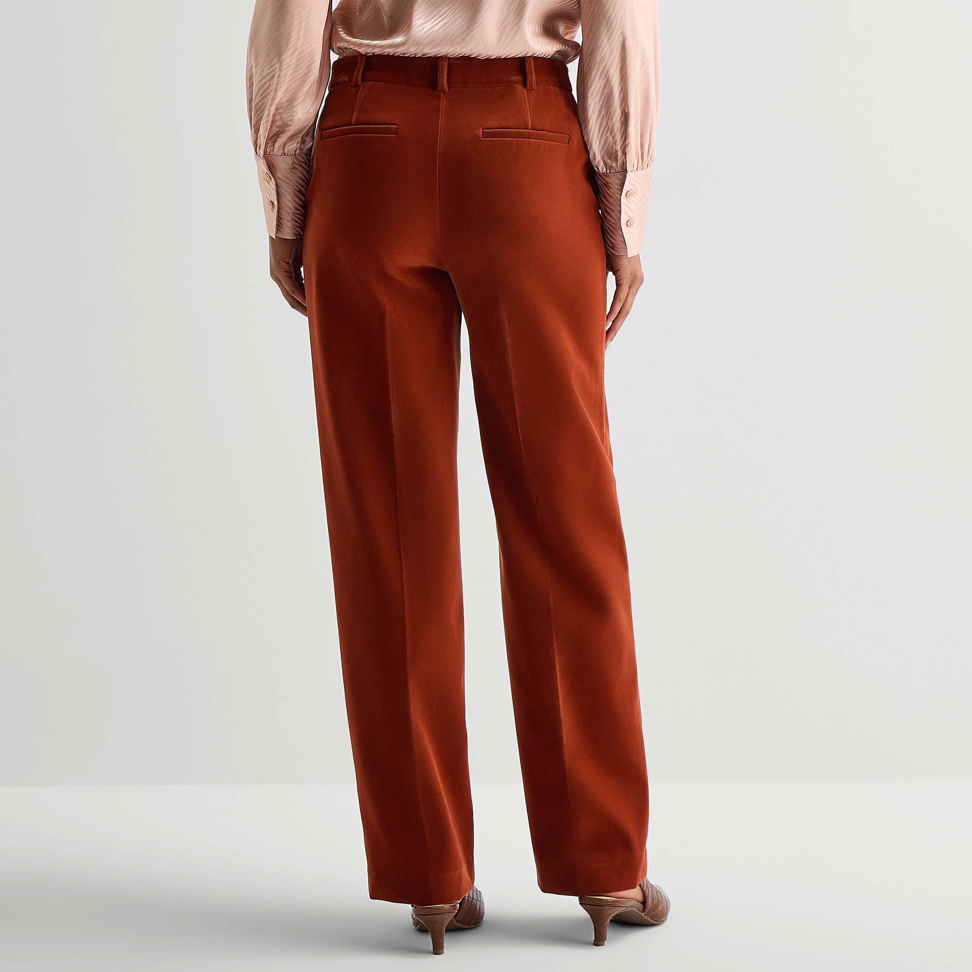 Liz Claiborne Velvet Womens Straight Trouser
