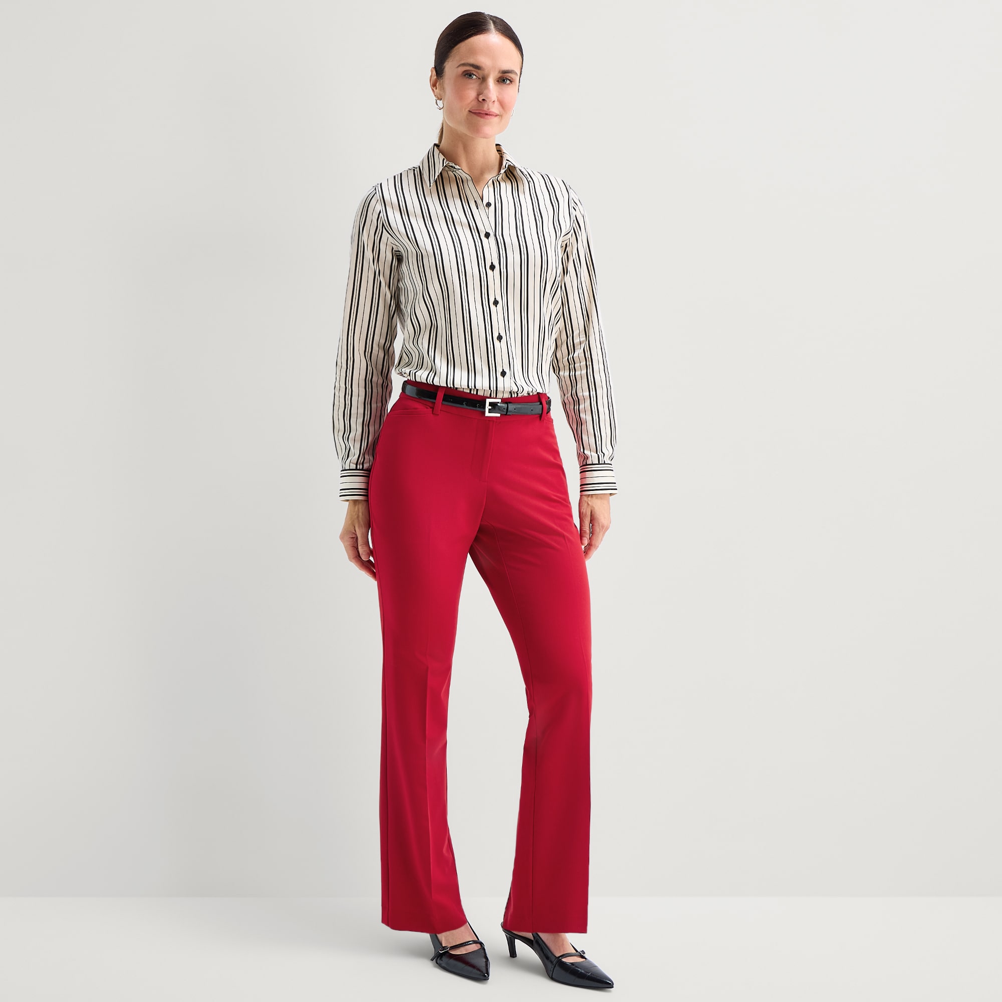 Liz Claiborne Audra Womens Straight Trouser