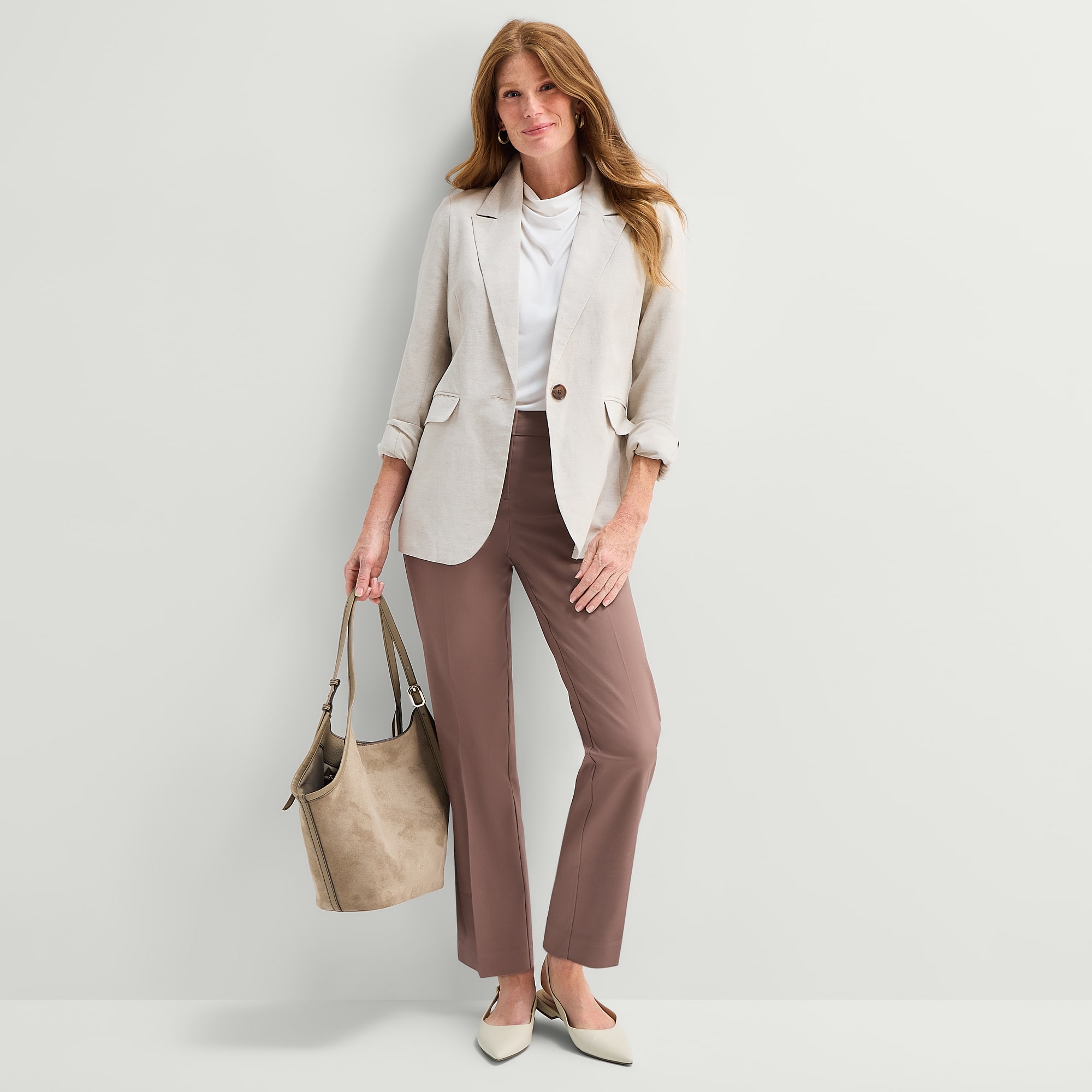 Liz Claiborne Womens Regular Fit Blazer