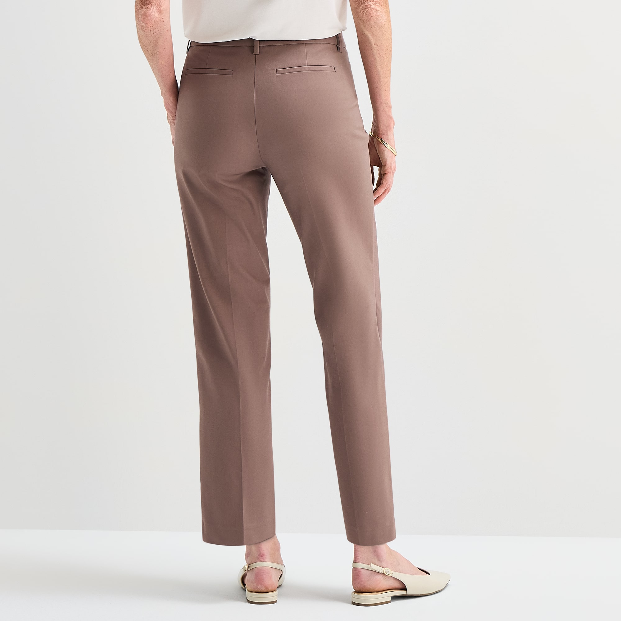 Liz Claiborne Emma Womens Straight Mid Rise Ankle Pant