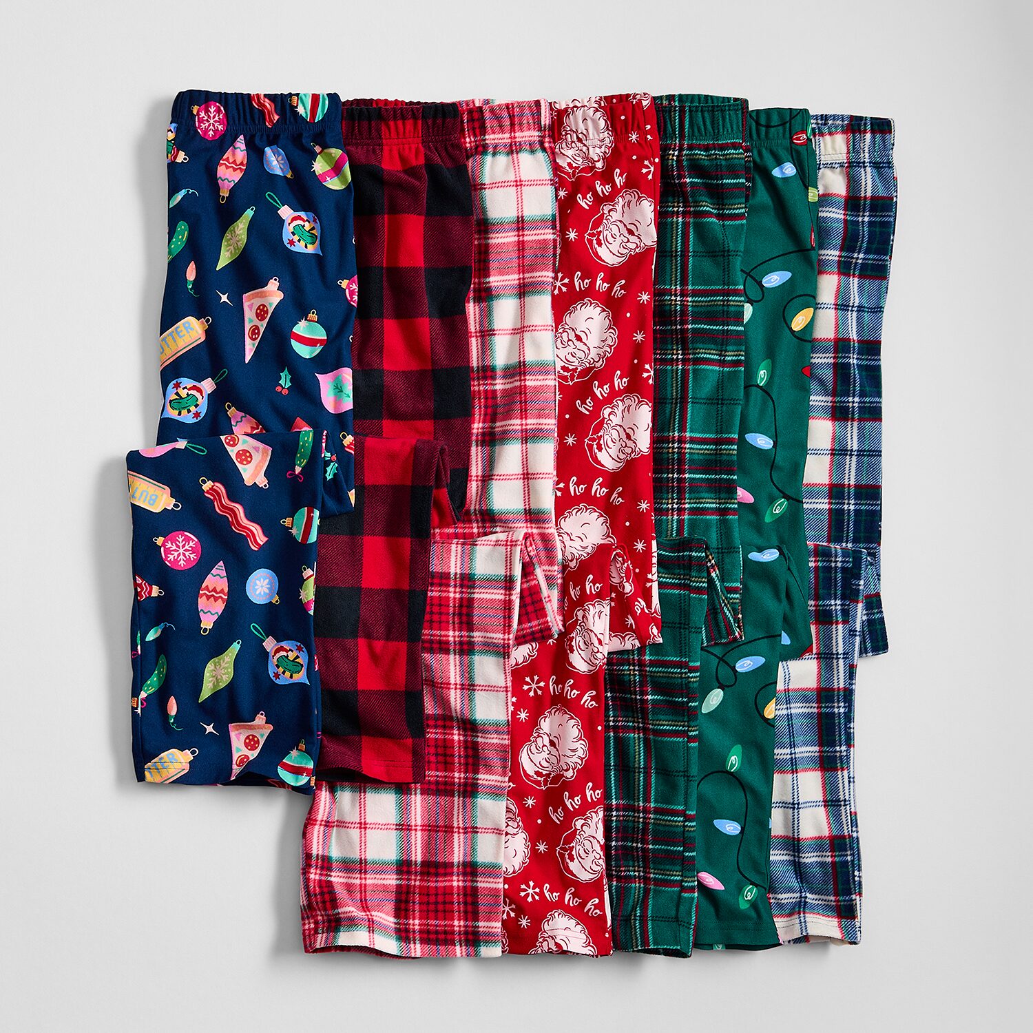 North Pole Trading Co. Little & Big Kid Unisex Fleece Matching Family Pajama Pants