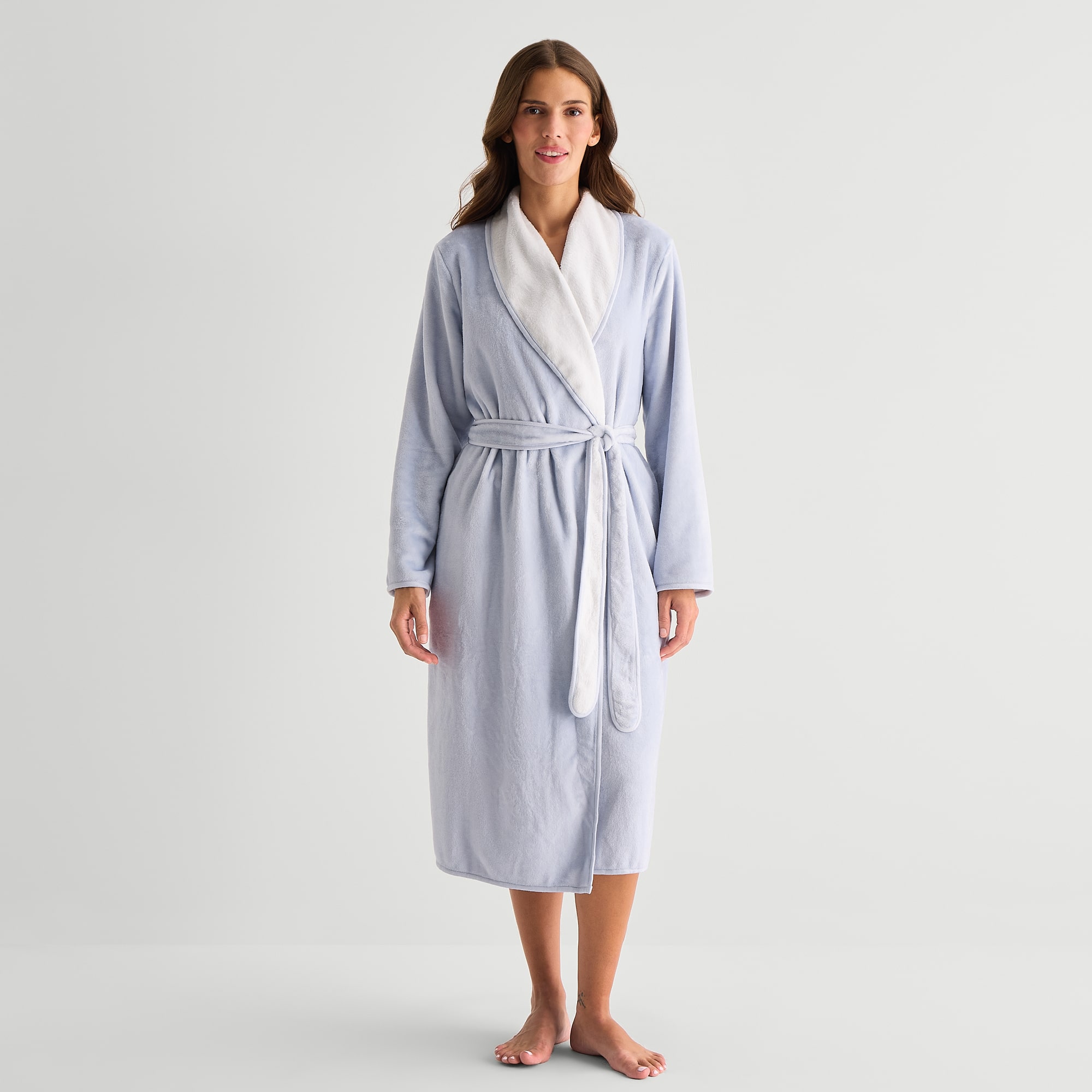 Cuddl Duds Womens Long Length Sleeve Robe