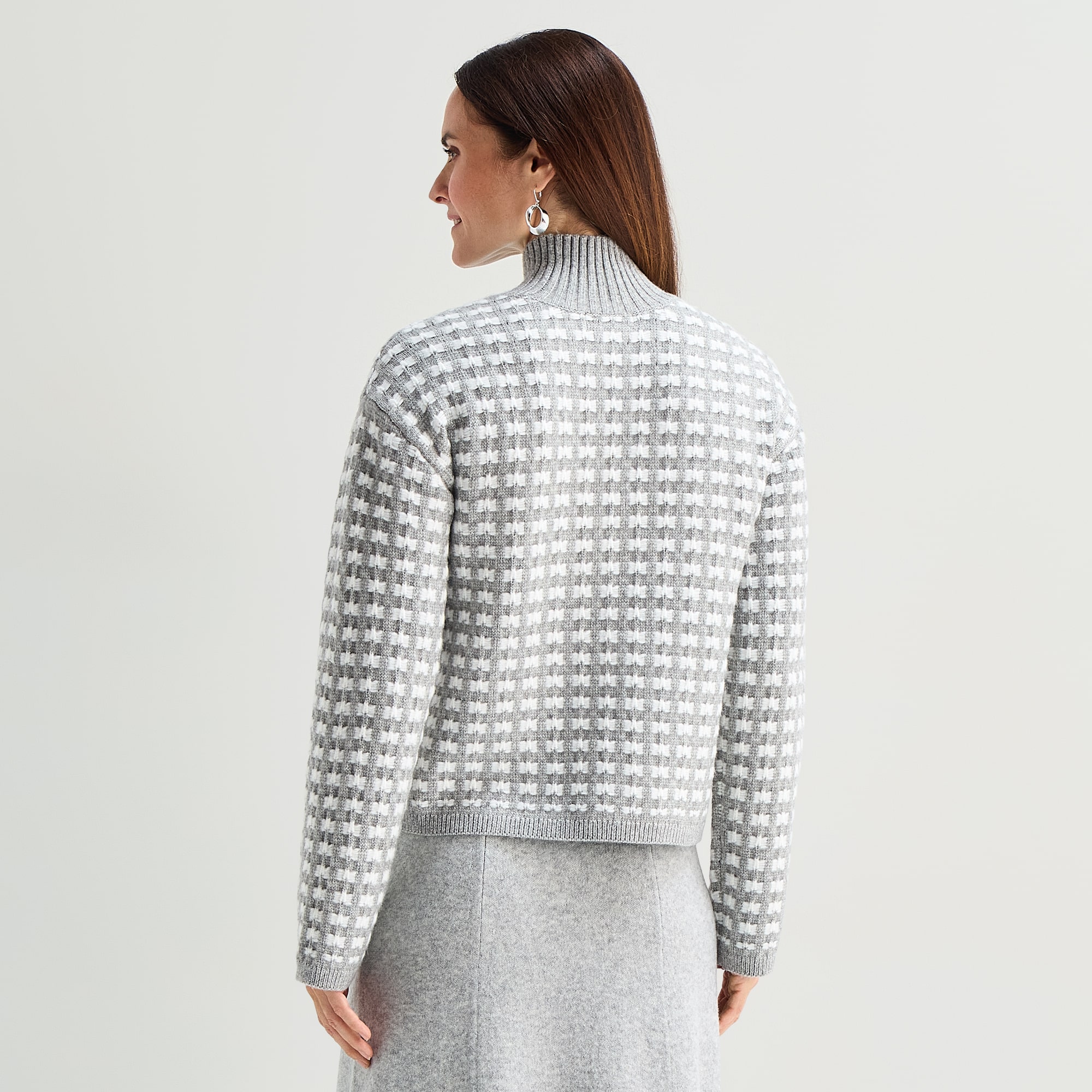 Liz Claiborne Womens Turtleneck Long Sleeve Pullover Sweater