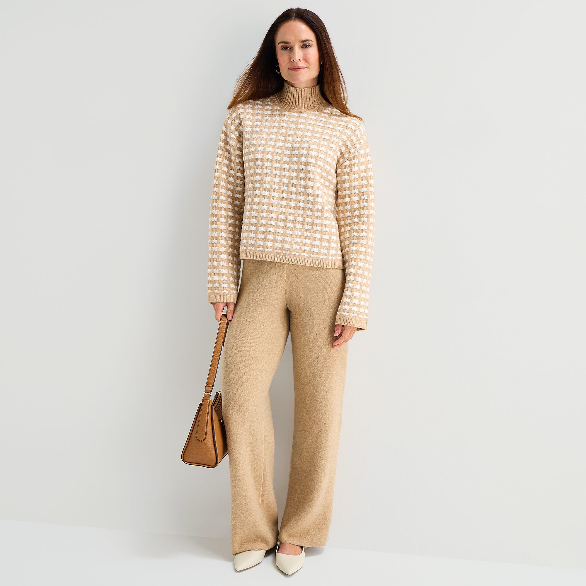 Liz Claiborne Womens Turtleneck Long Sleeve Pullover Sweater