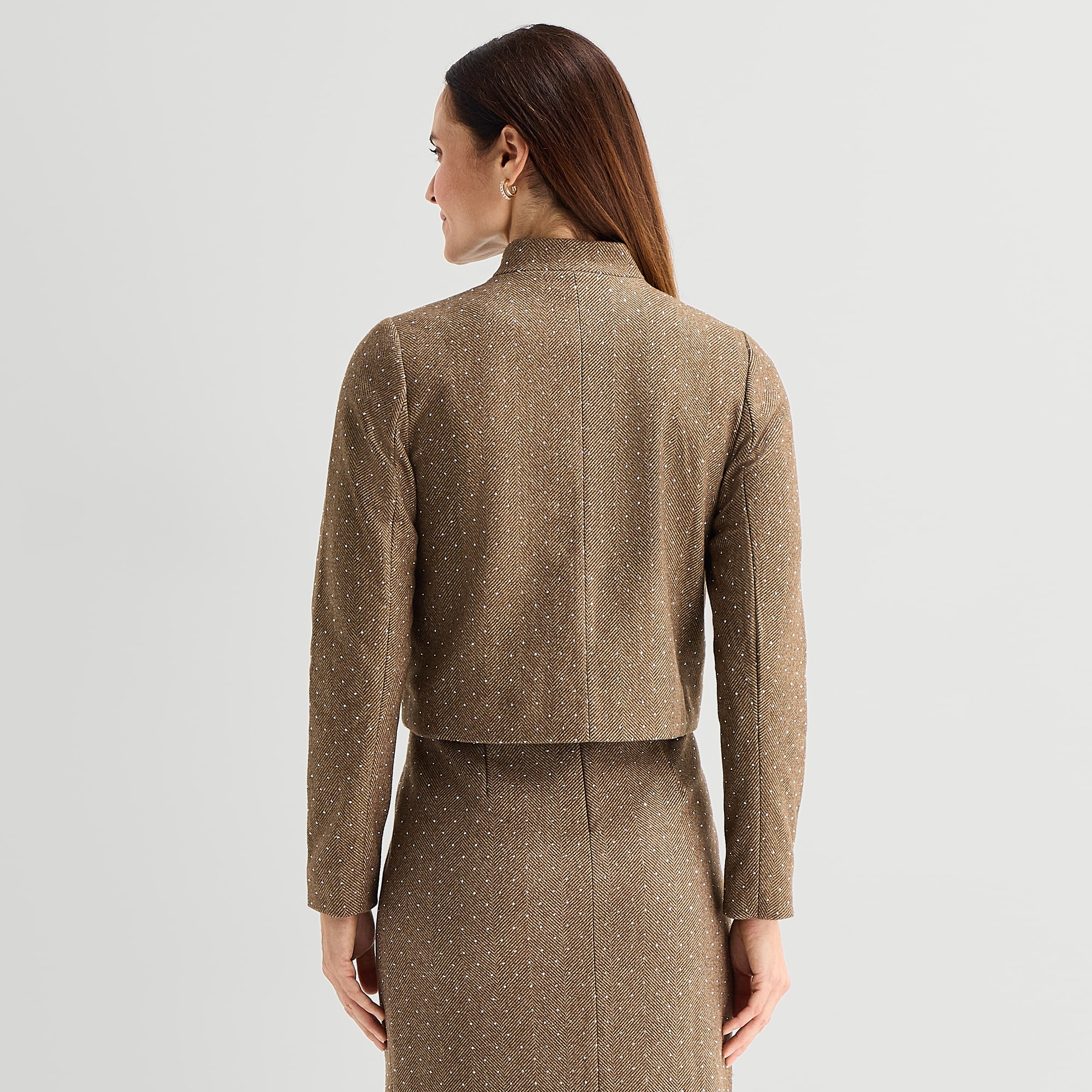 Liz Claiborne Womens Heavyweight Cropped Jacket