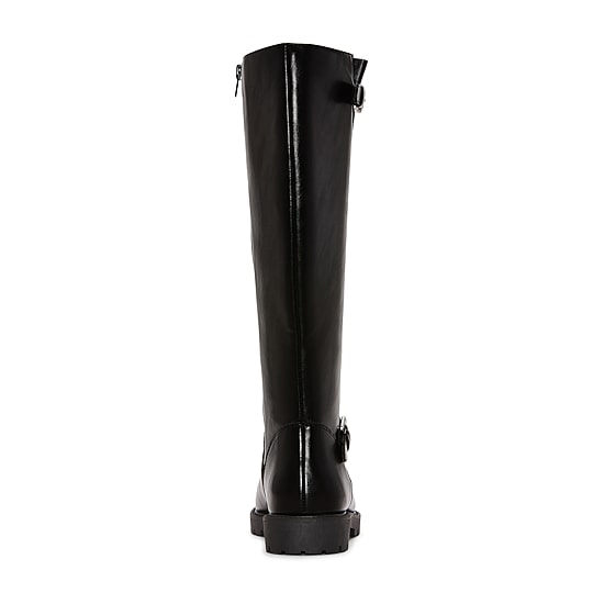 St. John's Bay Womens Hamilton Wide Calf Flat Heel Riding Boots