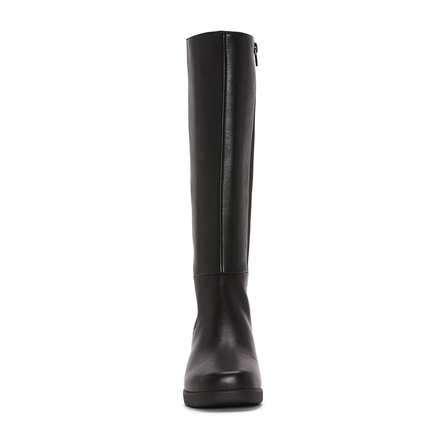 east 5th Womens Glassel Wide Calf Wedge Heel Riding Boots