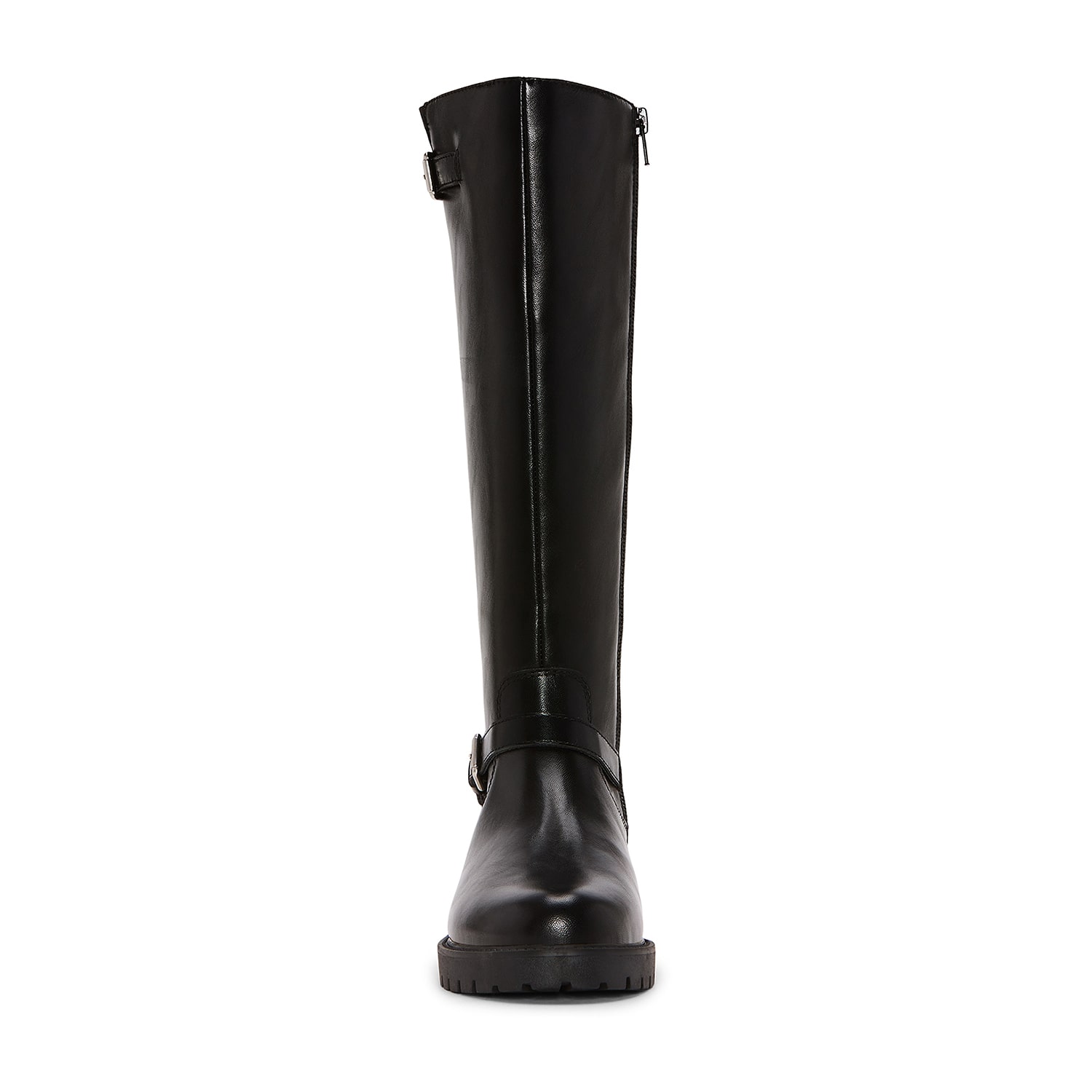 St. John's Bay Womens Hamilton Wide Calf Flat Heel Riding Boots