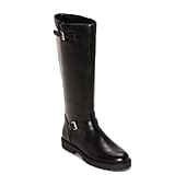 St. John's Bay Womens Hamilton Wide Calf Flat Heel Riding Boots