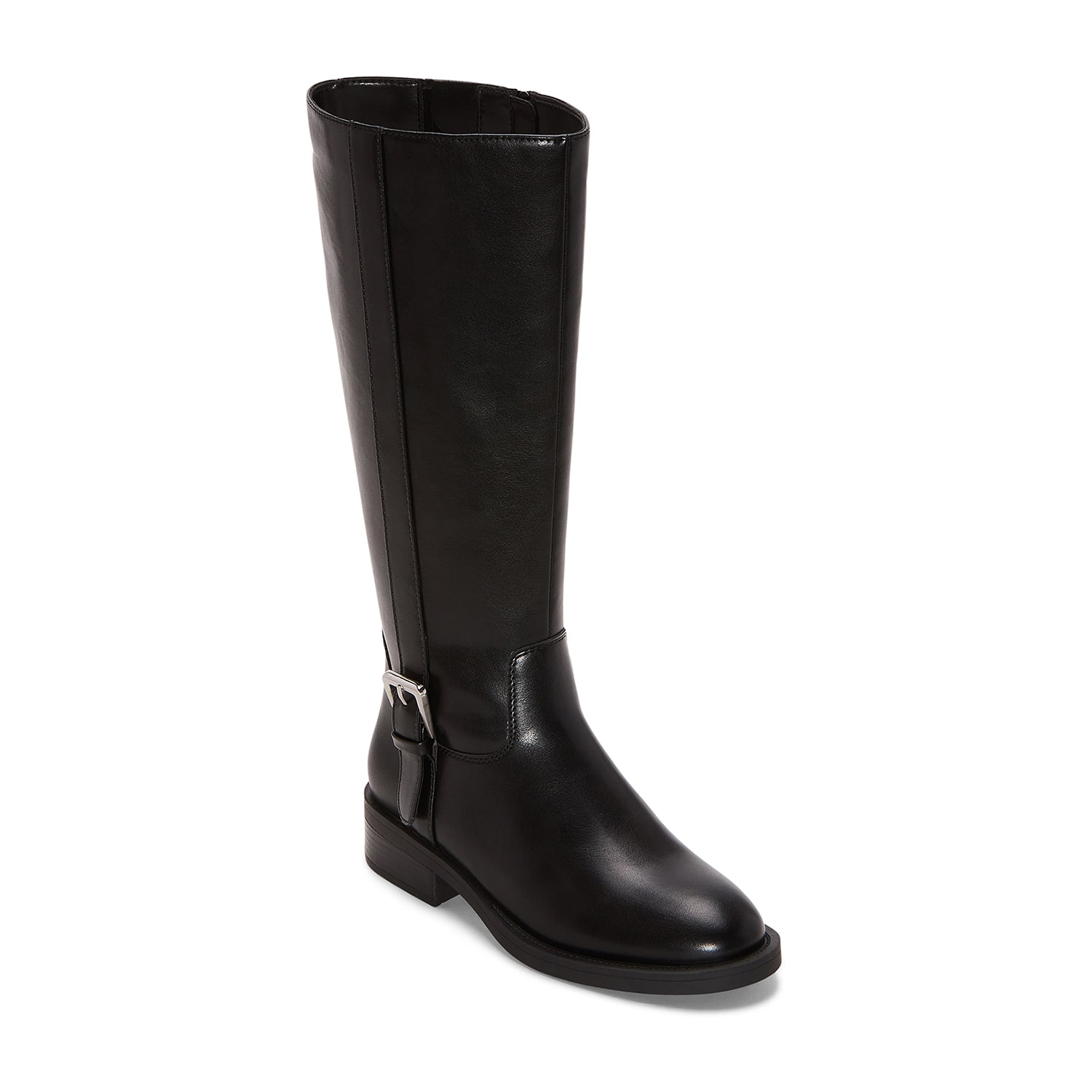 St. John's Bay Womens Tassie Block Wide Calf Heel Riding Boots