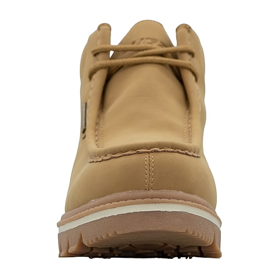 Lugz Mens Fringe Block Heel Chukka Boots