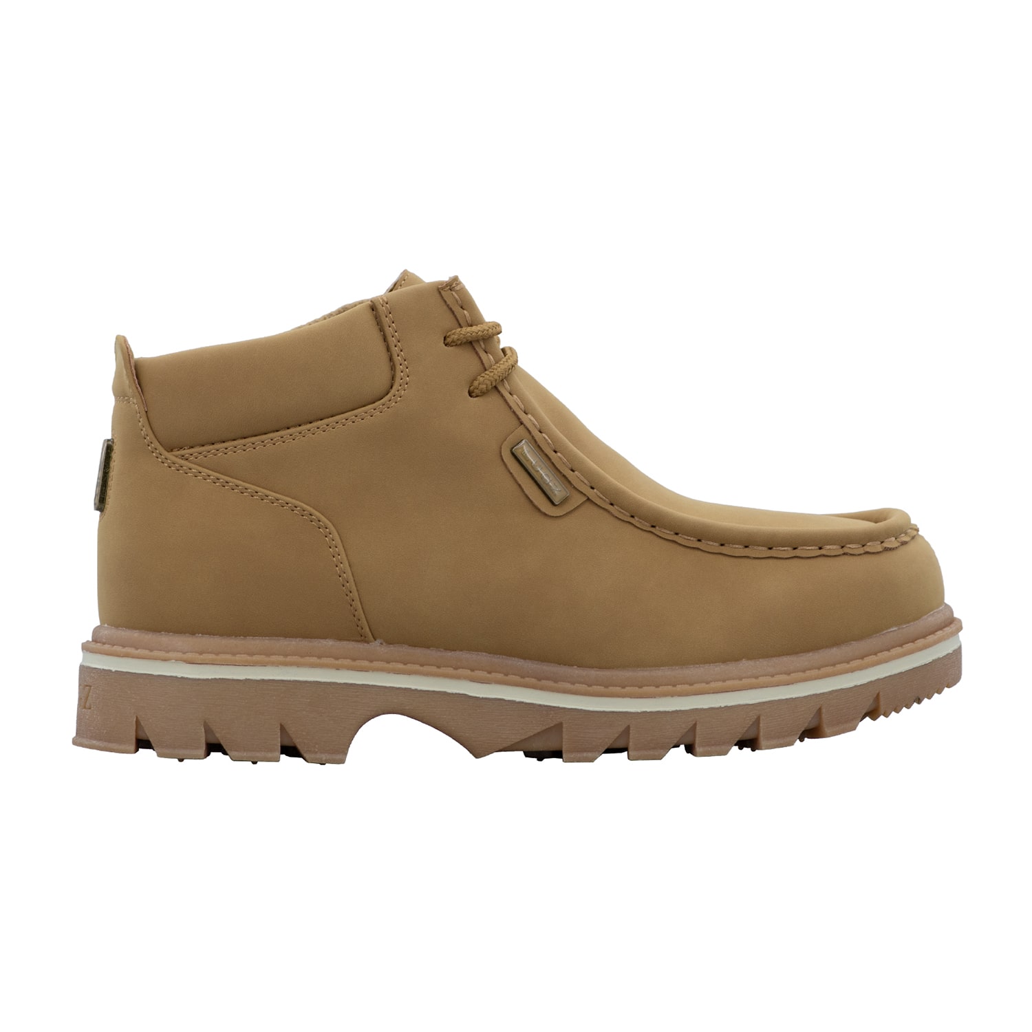Lugz Mens Fringe Block Heel Chukka Boots