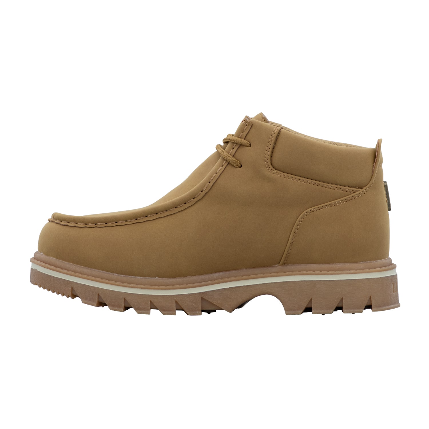 Lugz Mens Fringe Block Heel Chukka Boots