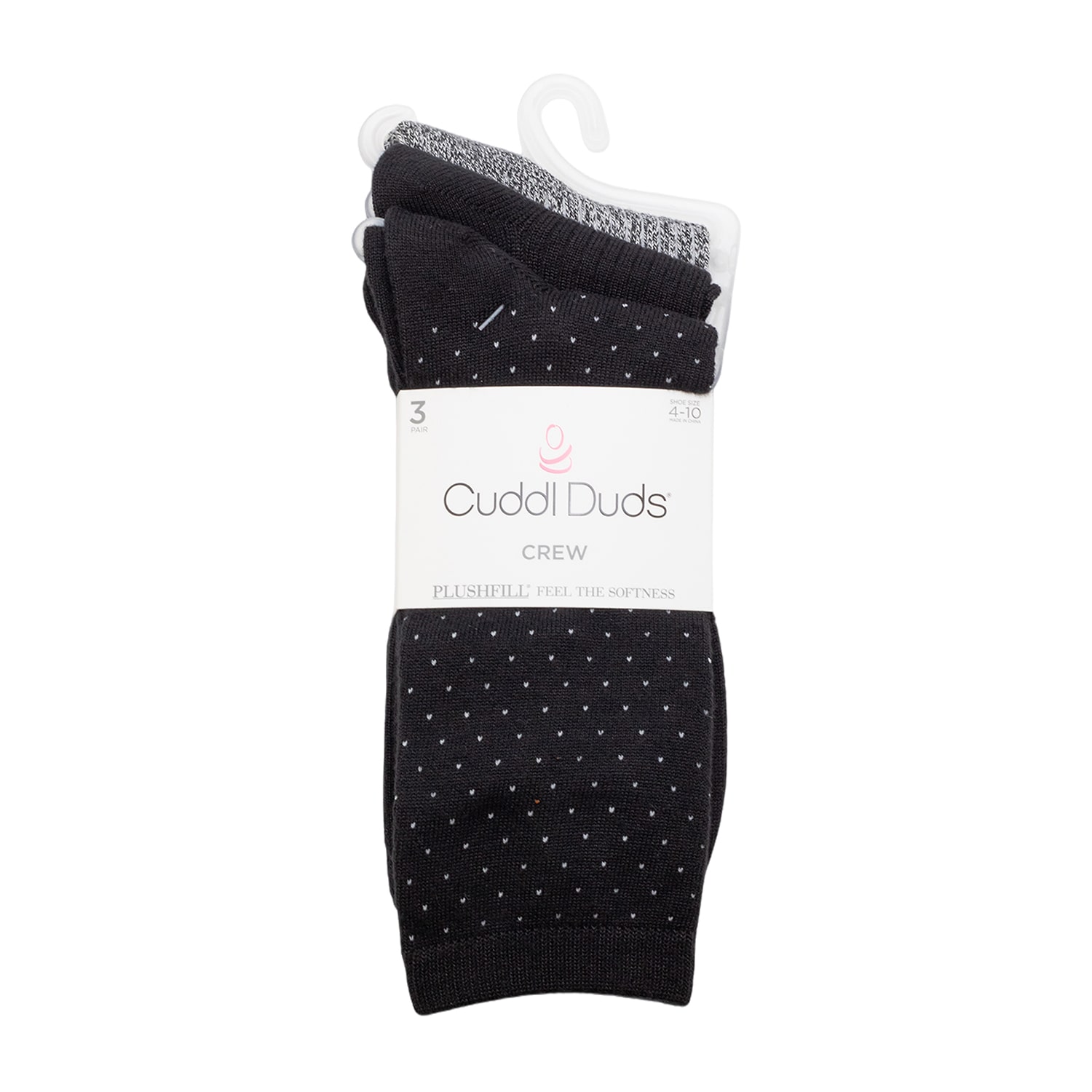 Cuddl Duds Sock Womens Pair Crew Socks