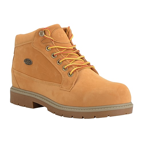 Lugz Mens Mantle Mid Block Heel Hiking Boots In Yellow