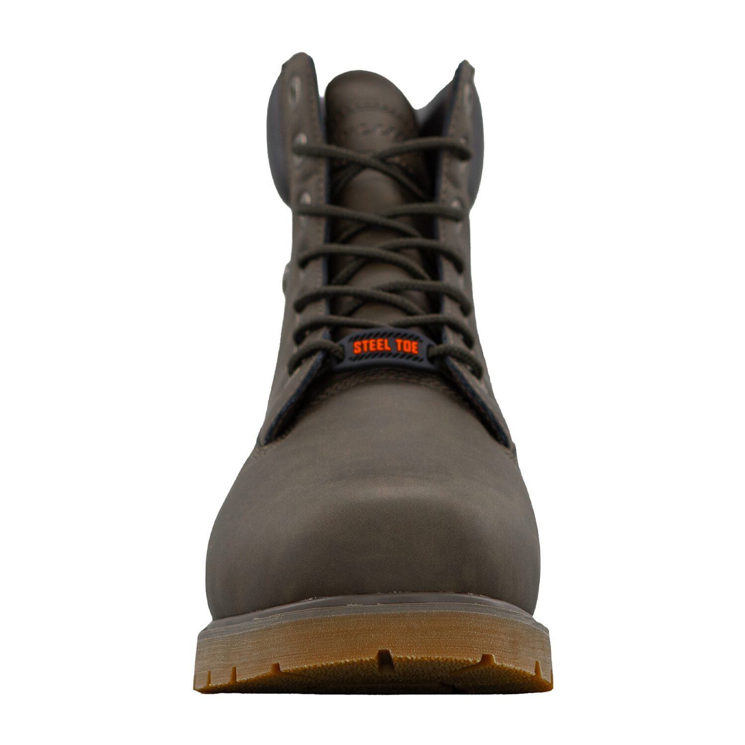 Lugz Mens Drifter 6 Steel Toe Slip Resistant Block Heel Work Boots