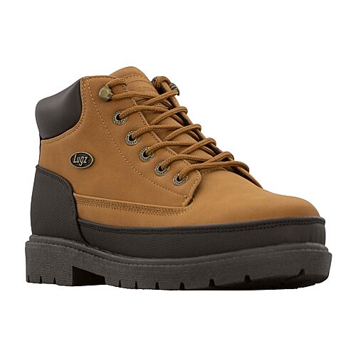 Lugz Mens Drifter Weatherguard Block Heel Hiking Boots In Brown