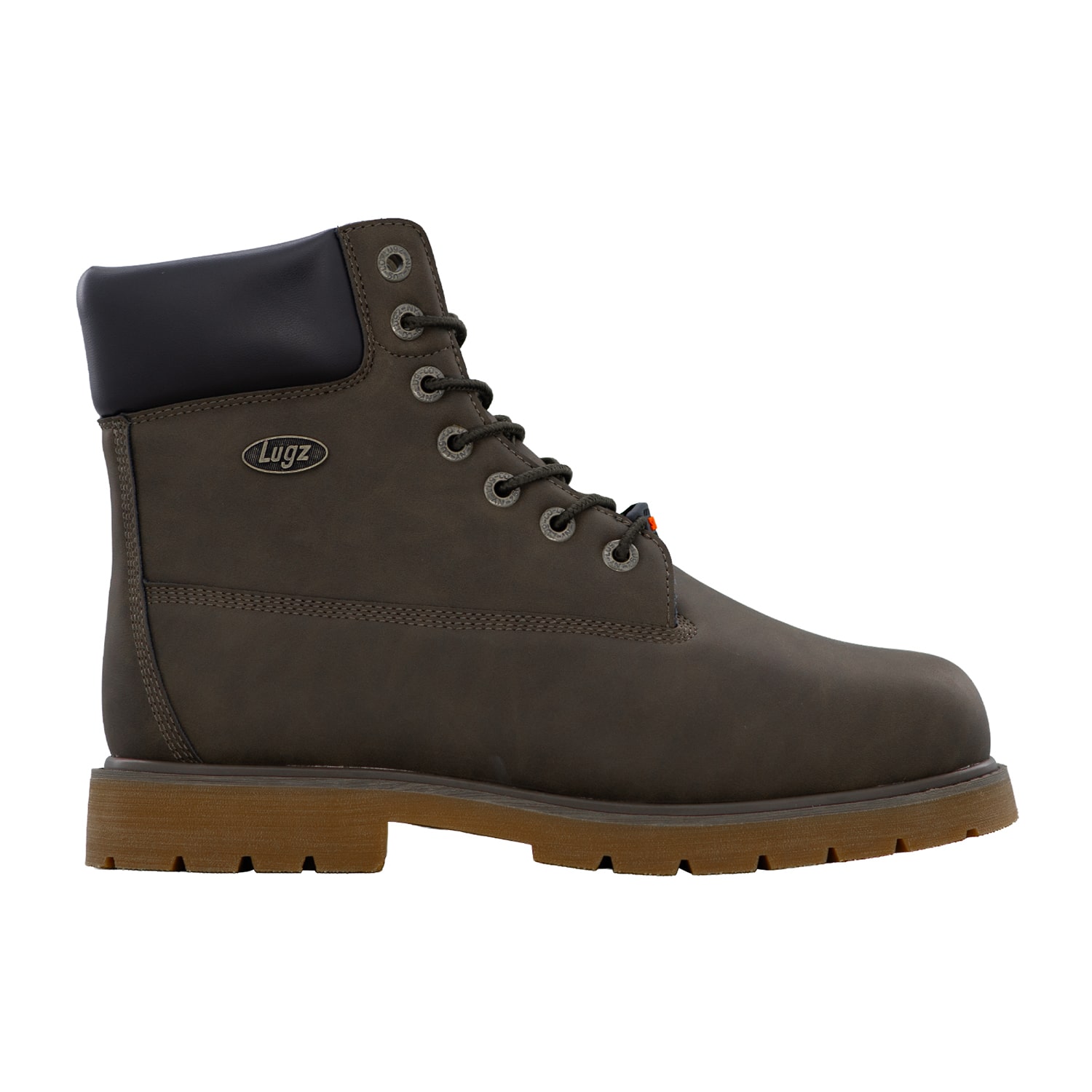 Lugz Mens Drifter 6 Steel Toe Slip Resistant Block Heel Work Boots