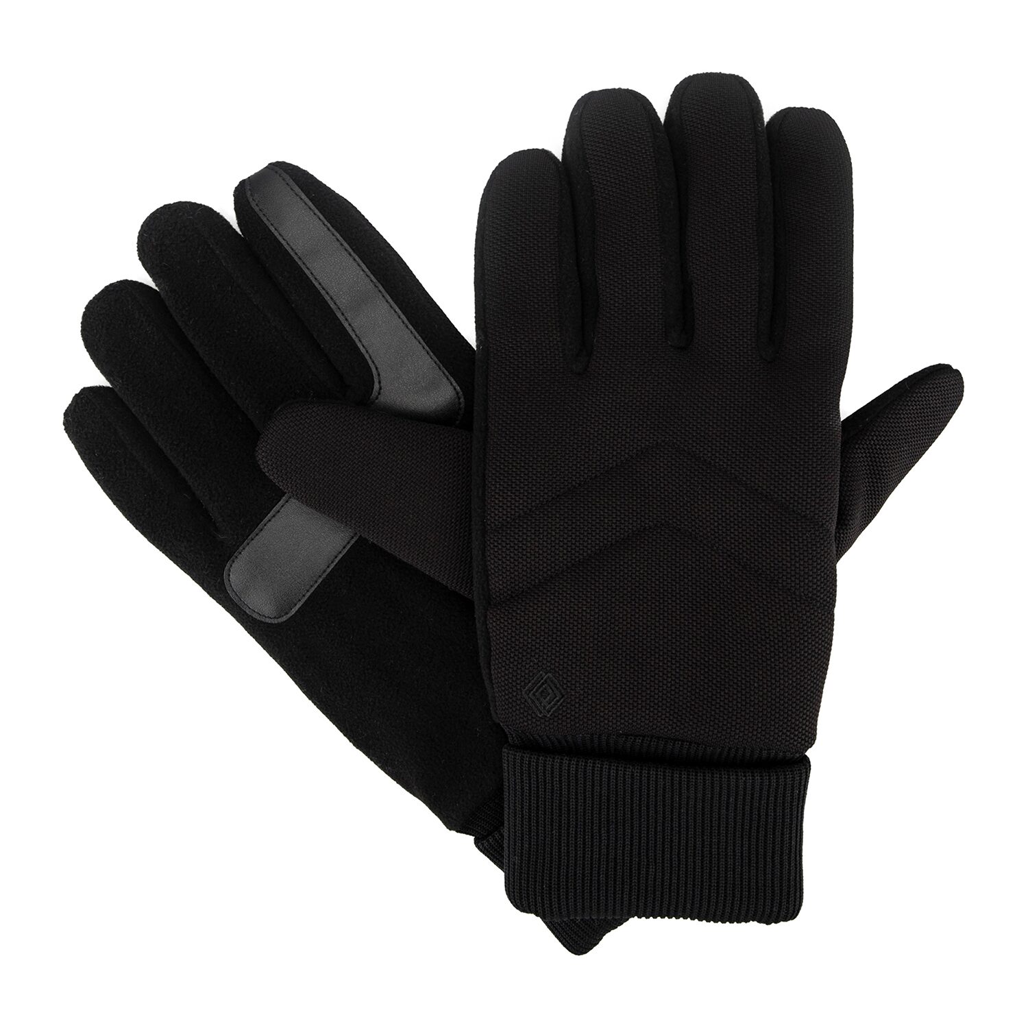 Isotoner Chevron Quilted Tech Stretch Touch Screen Enabled Gloves