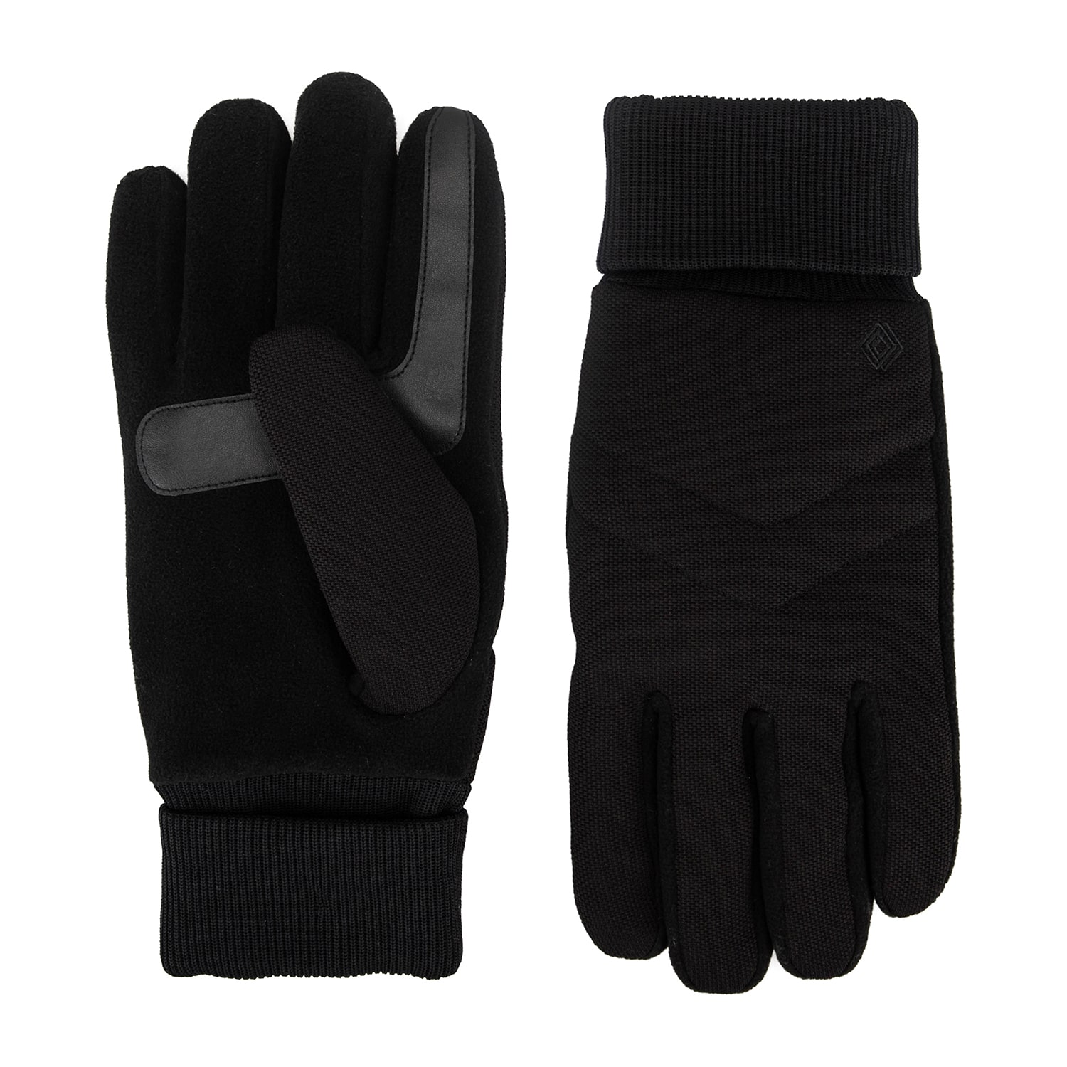Isotoner Chevron Quilted Tech Stretch Touch Screen Enabled Gloves