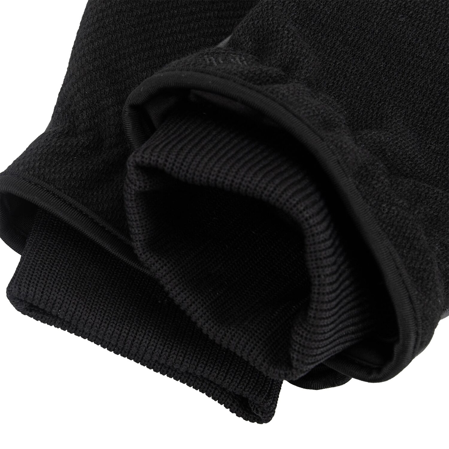 Isotoner Twill With Faux Leather Palm Touch Screen Enabled Gloves